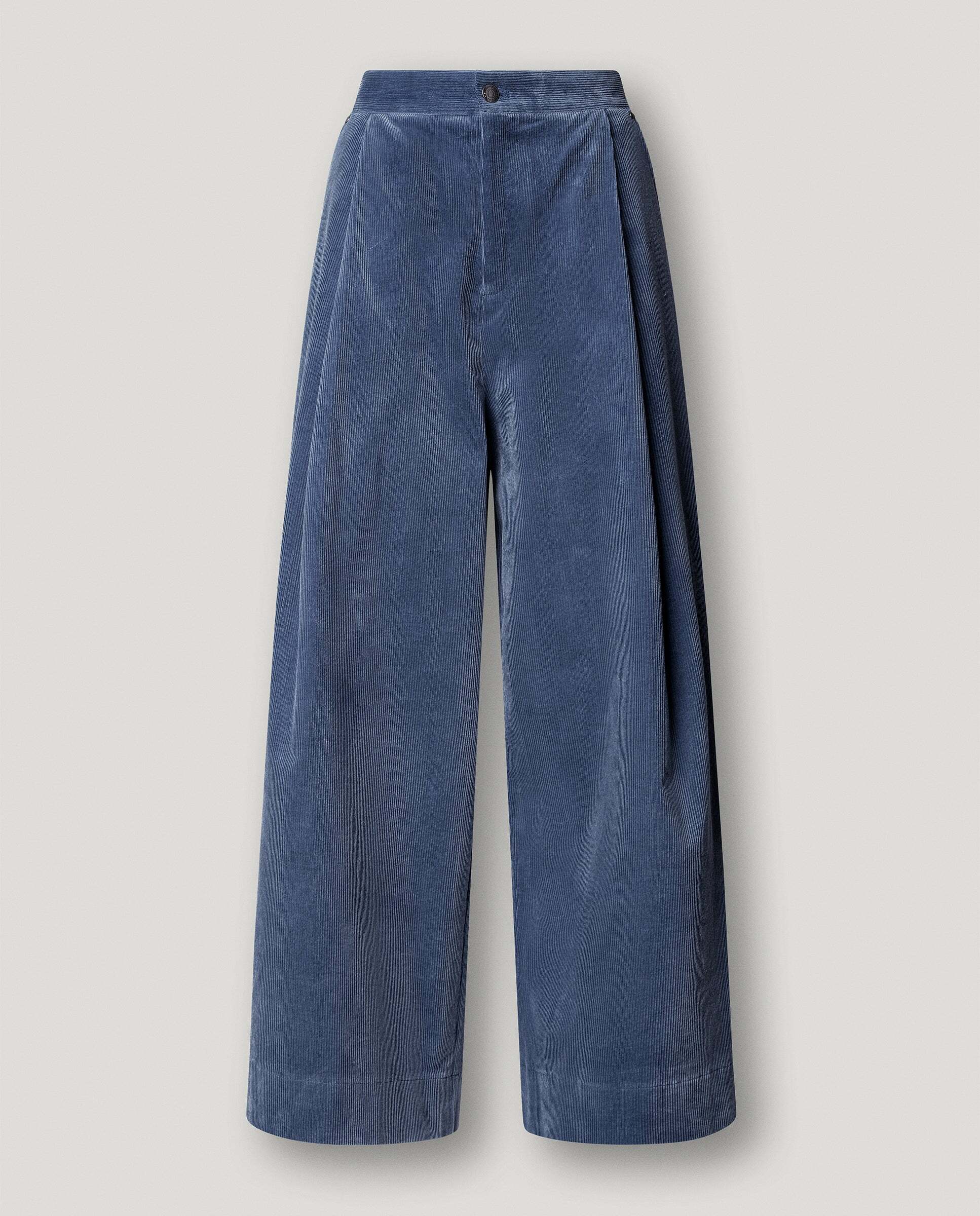Pantalón de pana fit ancho - Pepe Jeans - Azul oscuro Azul oscuro-6