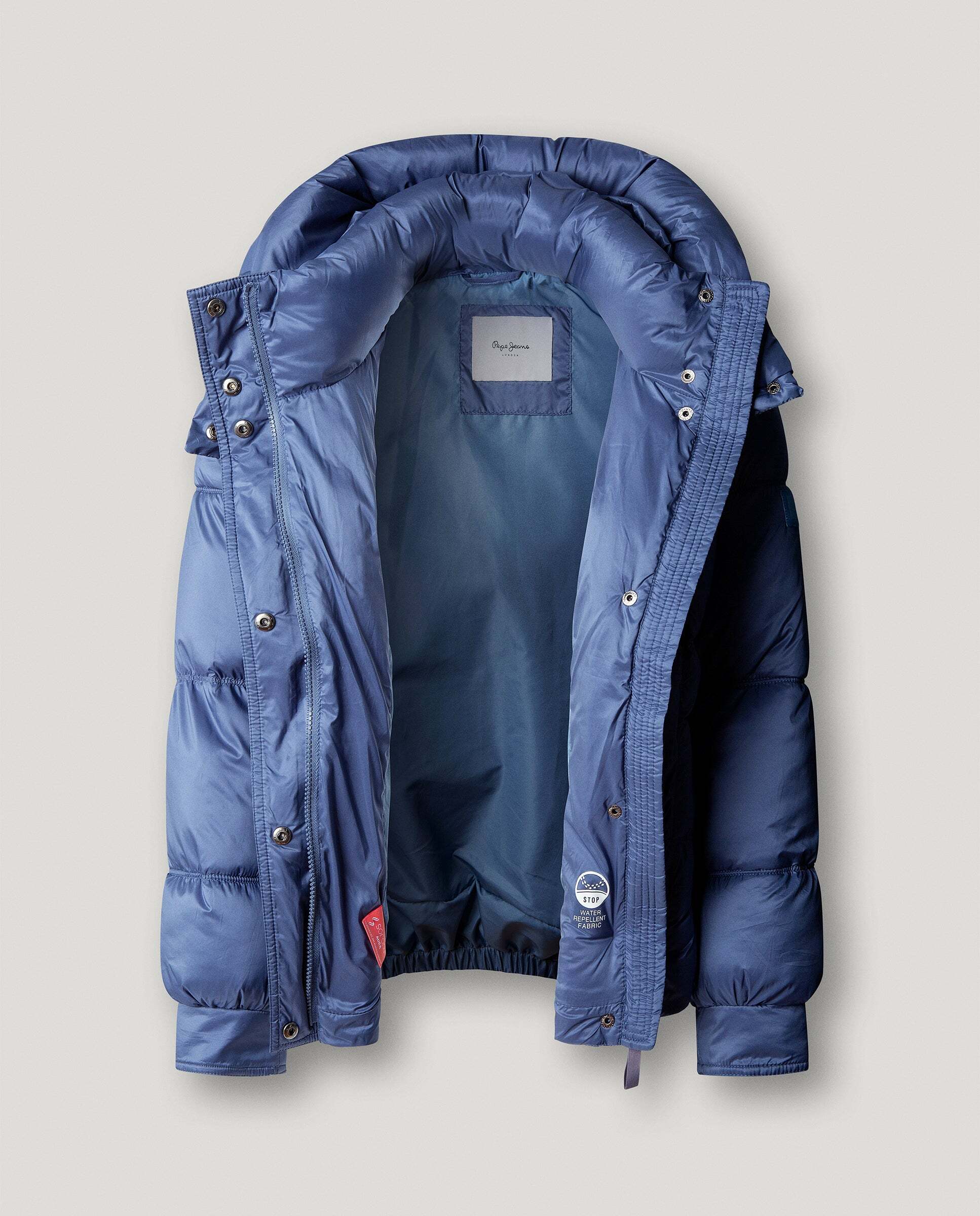 Plumífero de mujer acolchado impermeable - Pepe Jeans - Azul oscuro Azul oscuro-6