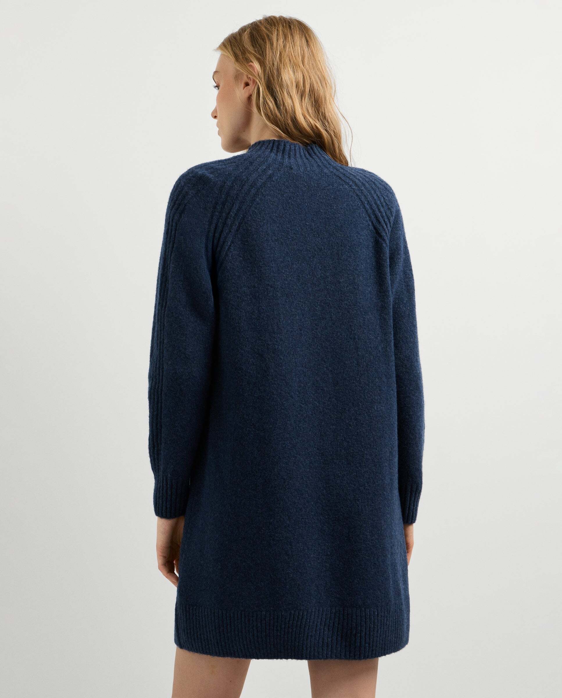 Vestido de mujer corto de punto - Pepe Jeans - Azul oscuro Azul oscuro-3
