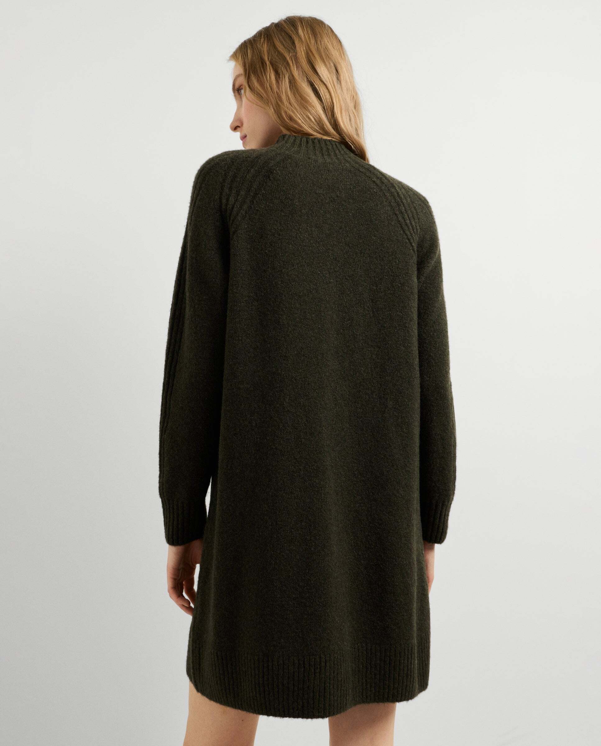 Vestido de mujer corto de punto - Pepe Jeans - Verde Verde-3