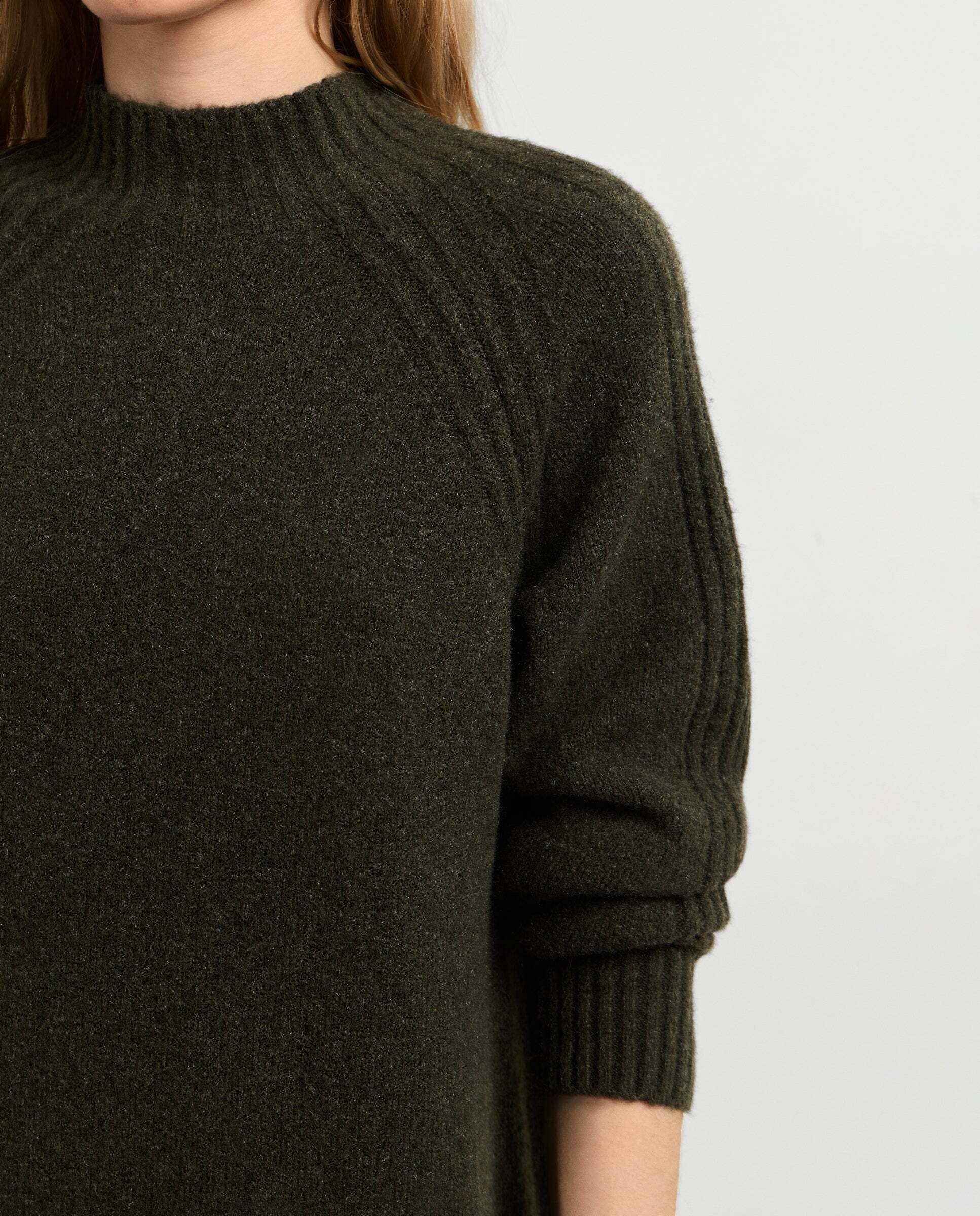 Vestido de mujer corto de punto - Pepe Jeans - Verde Verde-4