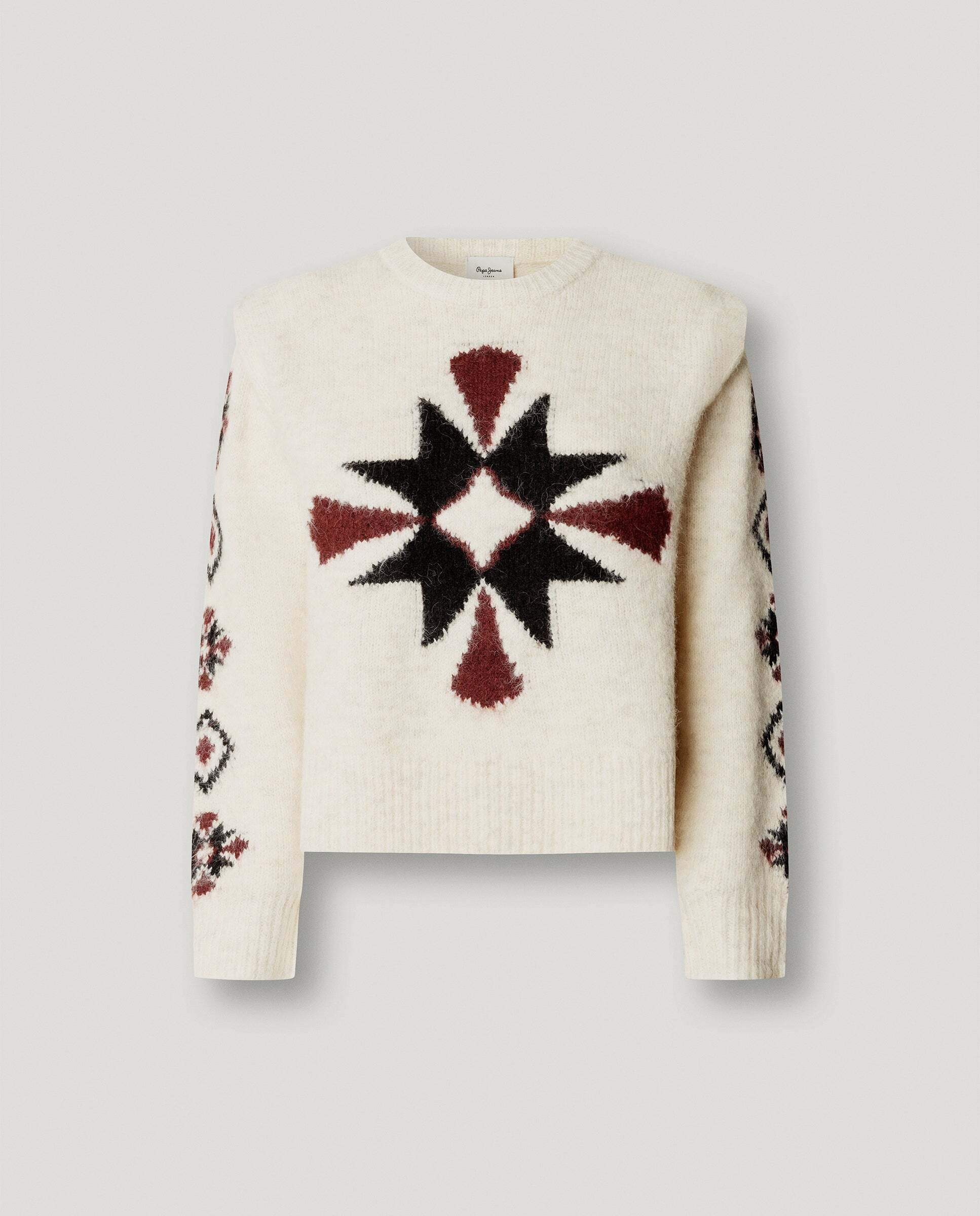 Jersey de mujer punto cuello redondo - Pepe Jeans - Blanco Blanco-6