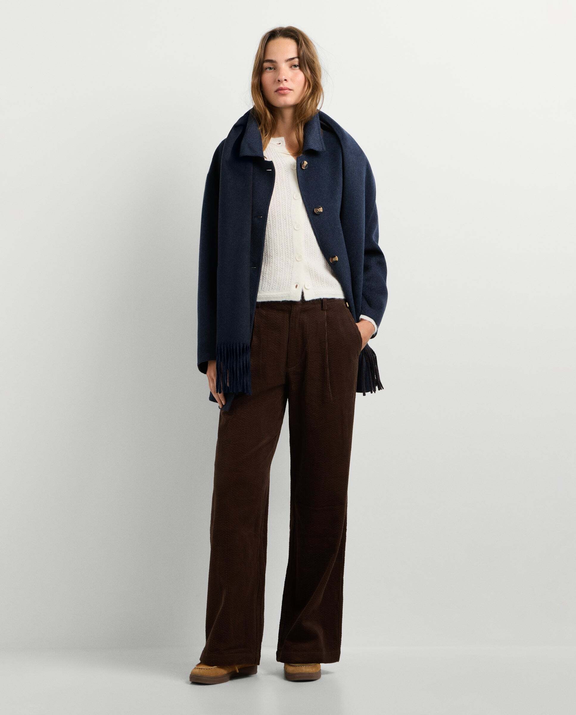 Abrigo corto doble faz - Pepe Jeans - Azul oscuro Azul oscuro-2