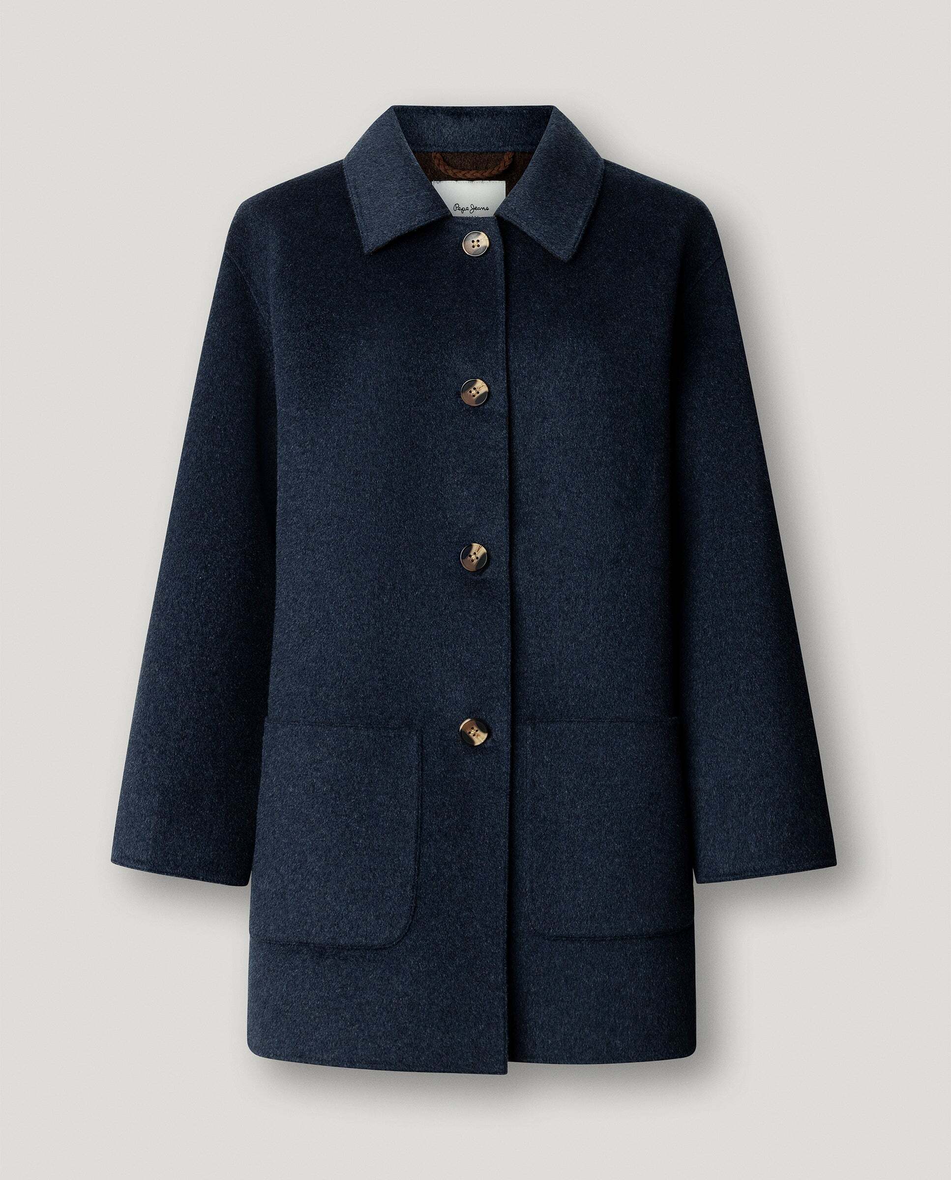 Abrigo corto doble faz - Pepe Jeans - Azul oscuro Azul oscuro-6