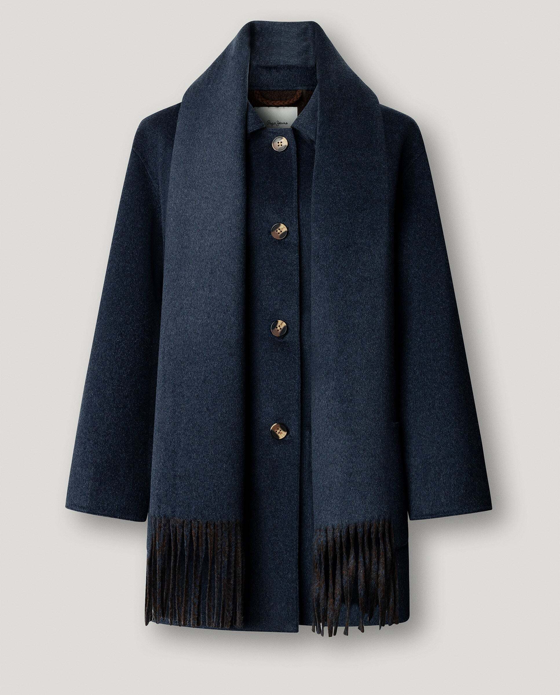 Abrigo corto doble faz - Pepe Jeans - Azul oscuro Azul oscuro-5