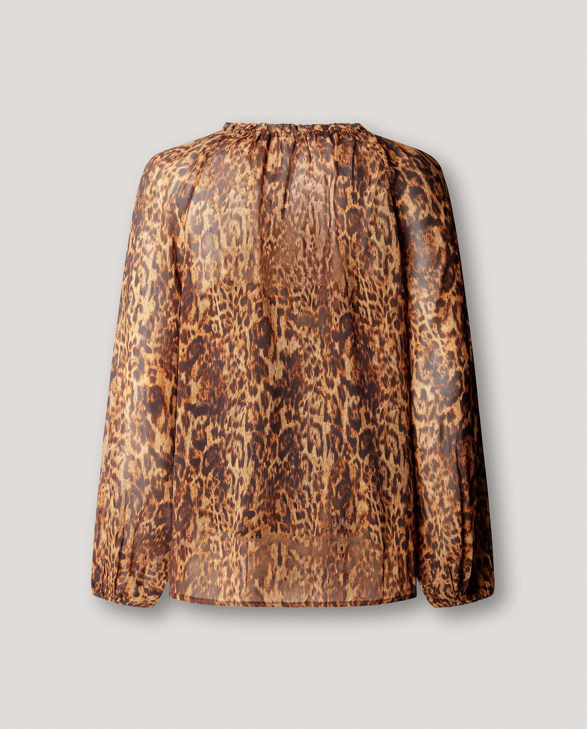 Blusa de mujer fluida animal print - Pepe Jeans - Negro Negro-4