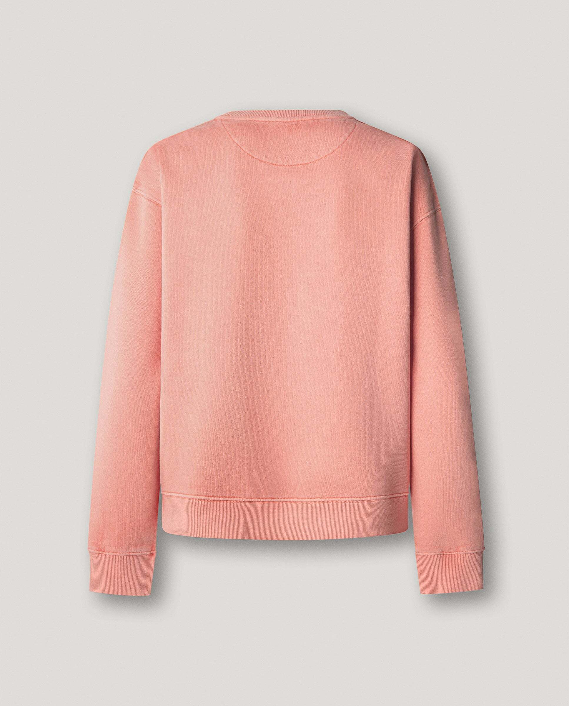 Sudadera de mujer cuello redondo con logo - Pepe Jeans - Rosa Rosa-4
