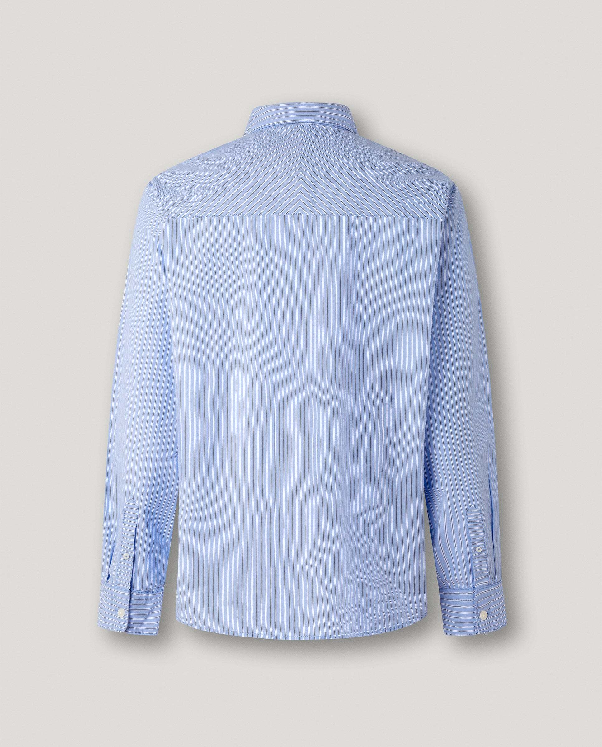 Camisa de hombre popelín rayas fit regular - Pepe Jeans - Azul porcelana Azul porcelana-5