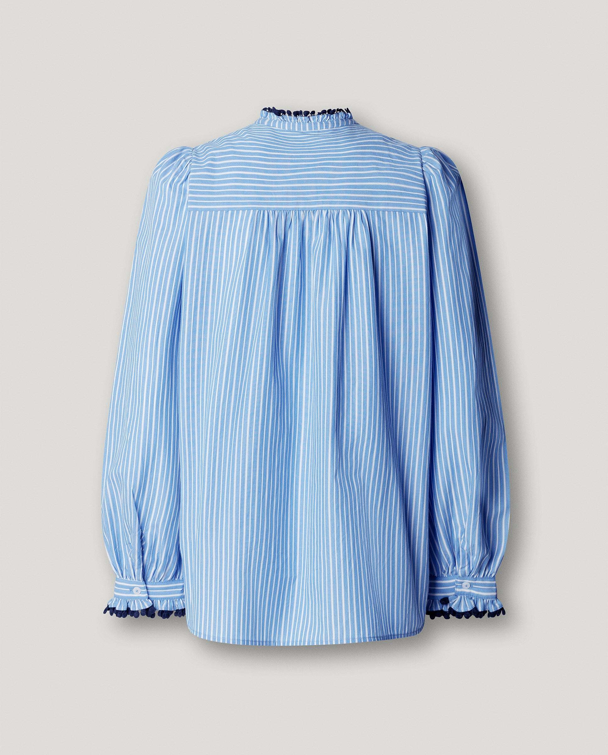 Blusa de mujer fluida de rayas - Pepe Jeans - Azul oscuro Azul oscuro-5