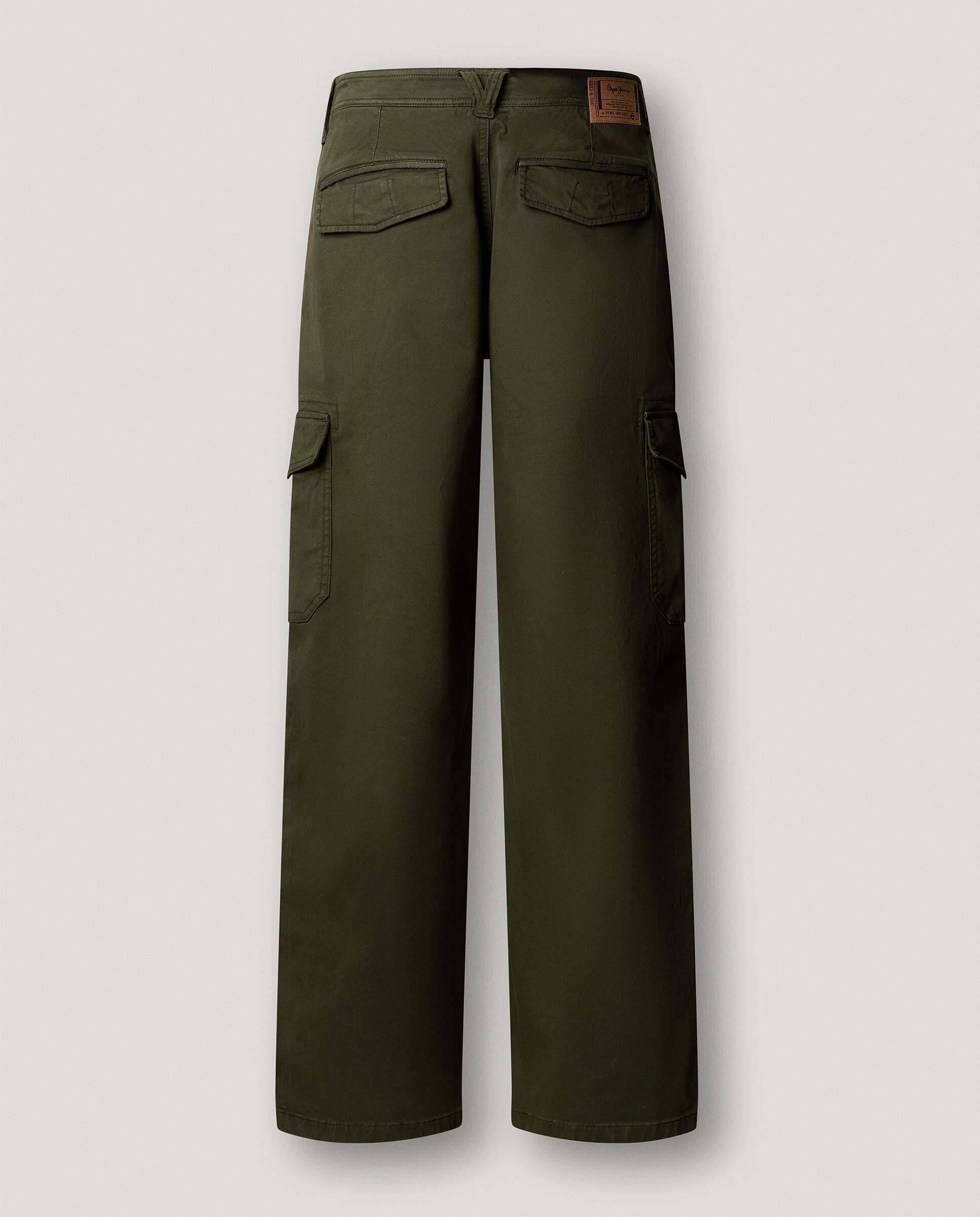 Pantalón de hombre cargo sarga fit relaxed - Pepe Jeans - Verde Oliva Verde Oliva-5