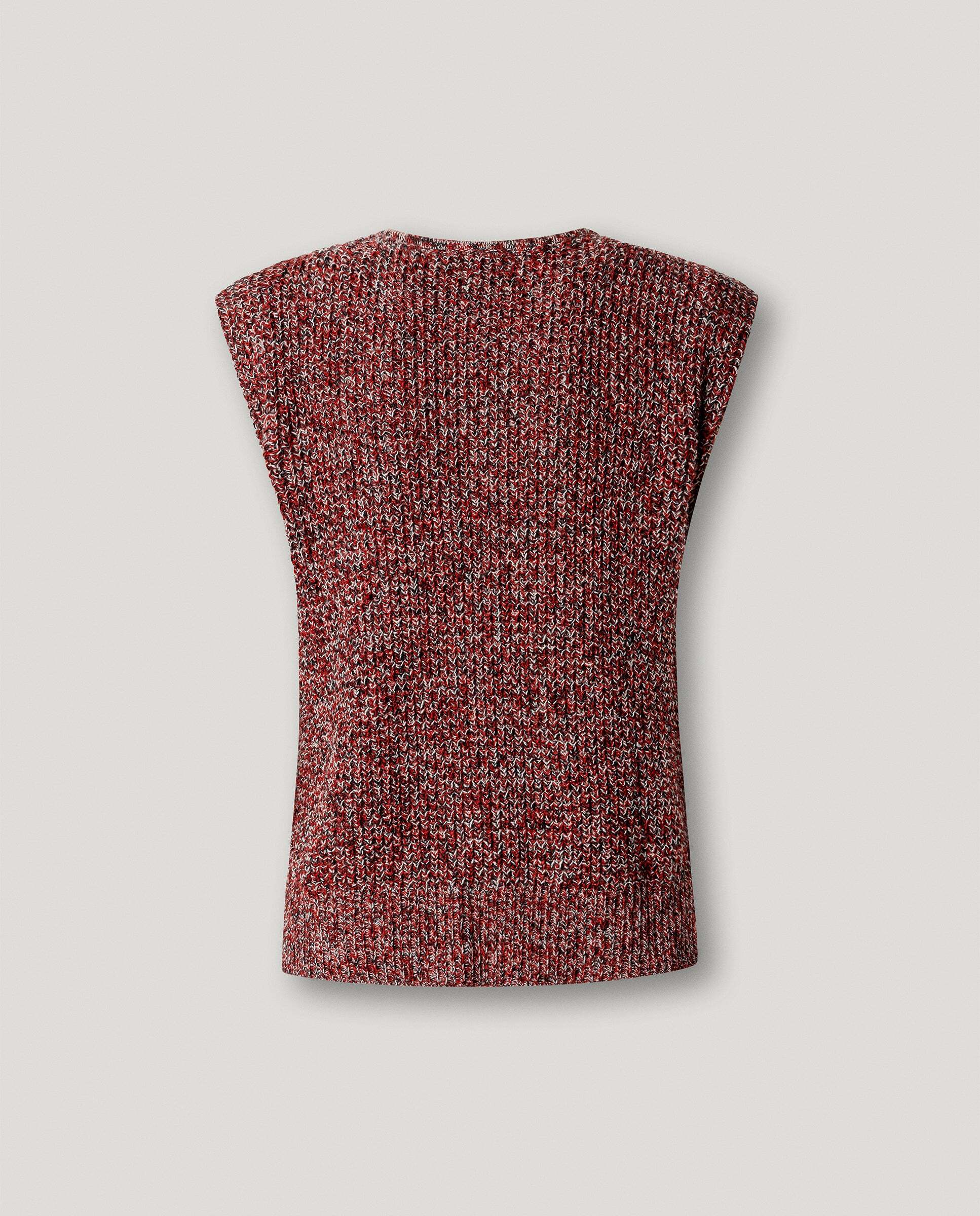 Jersey de mujer mouline sin mangas - Pepe Jeans - Rojo Rojo-5