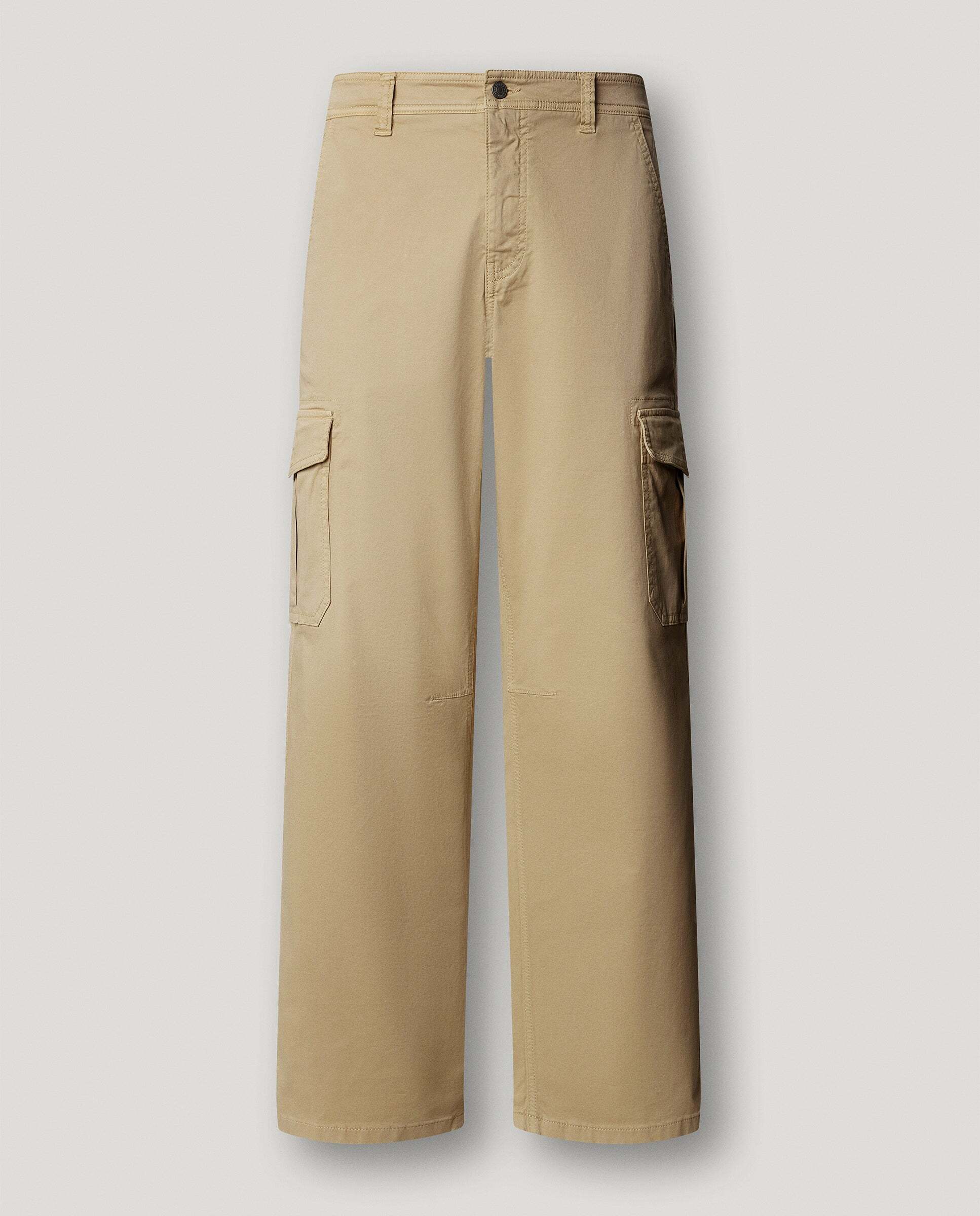 Pantalón de hombre cargo sarga fit relaxed - Pepe Jeans - Natural Natural-6