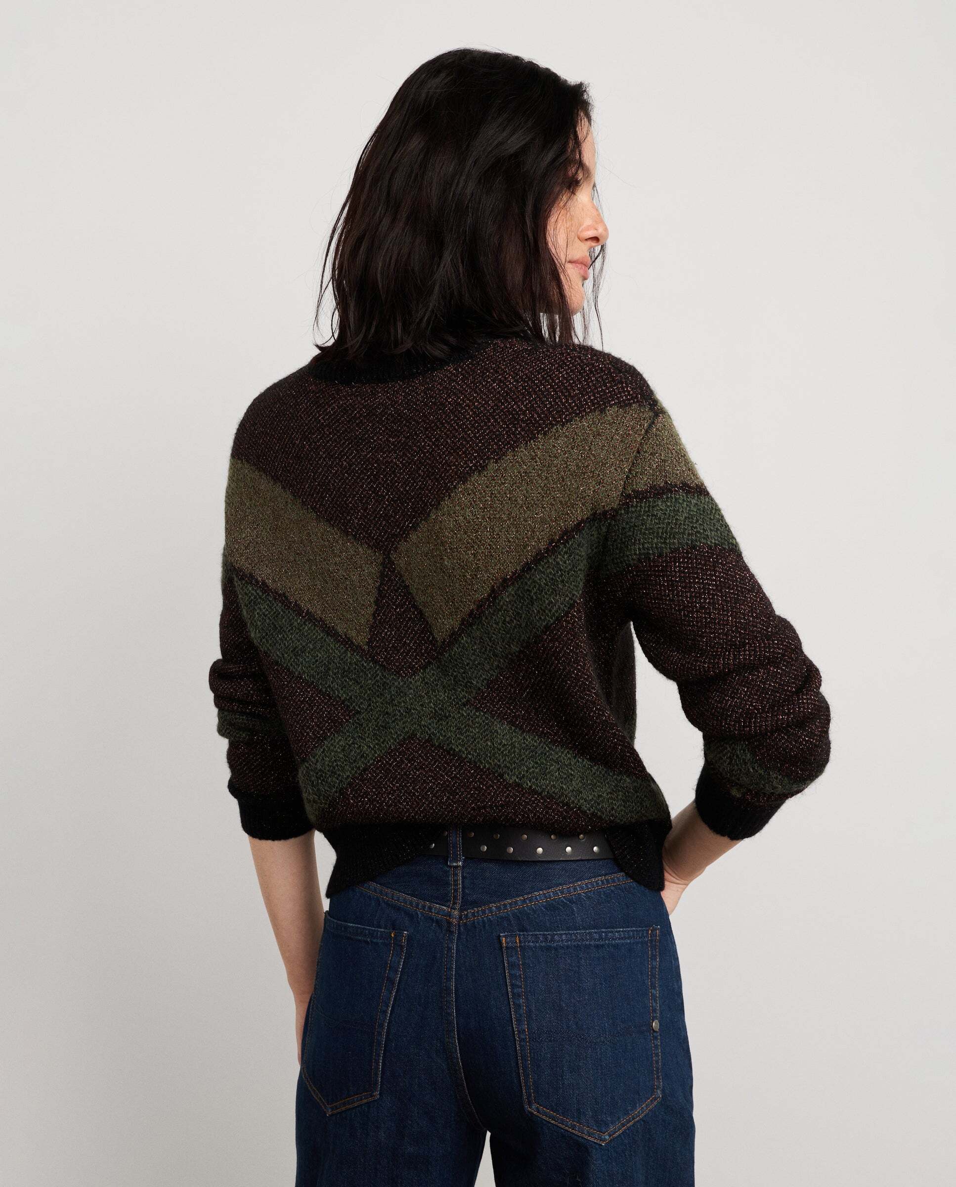 W11 debby - Pepe Jeans - jersey de mujer punto cuello redondo - Natural Natural-3