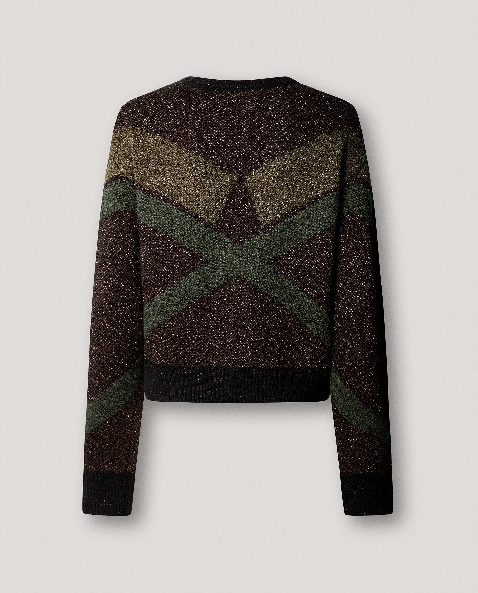 W11 debby - Pepe Jeans - jersey de mujer punto cuello redondo - Natural Natural-5
