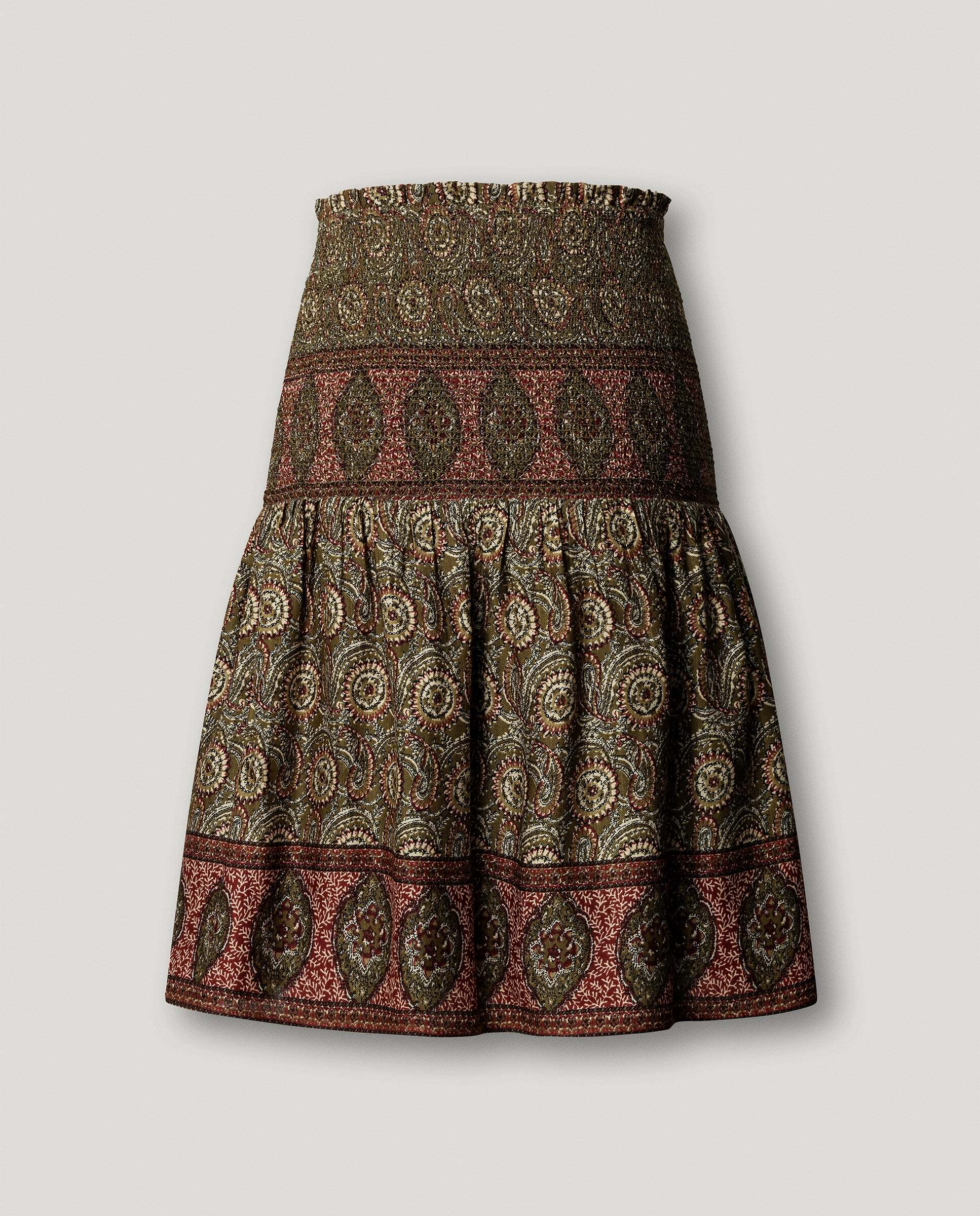 Falda de mujer corta estampado ornamental - Pepe Jeans - Verde Verde-6