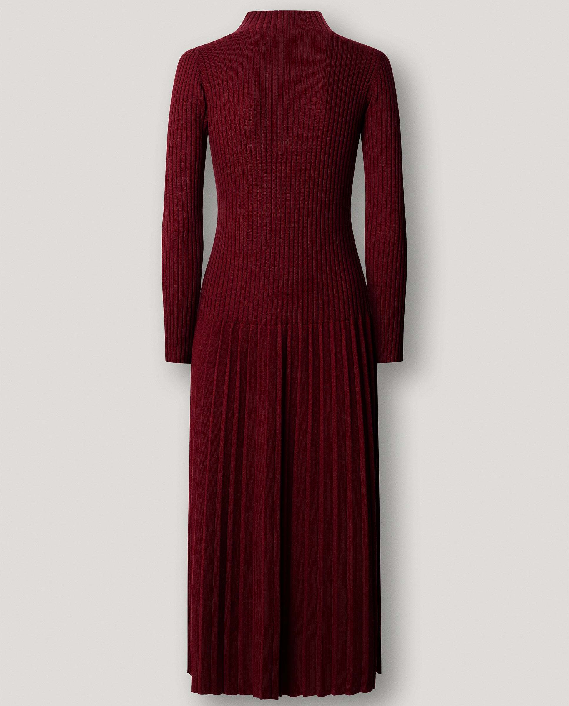 Vestido de mujer largo canalé - Pepe Jeans - Burdeos Burdeos-6