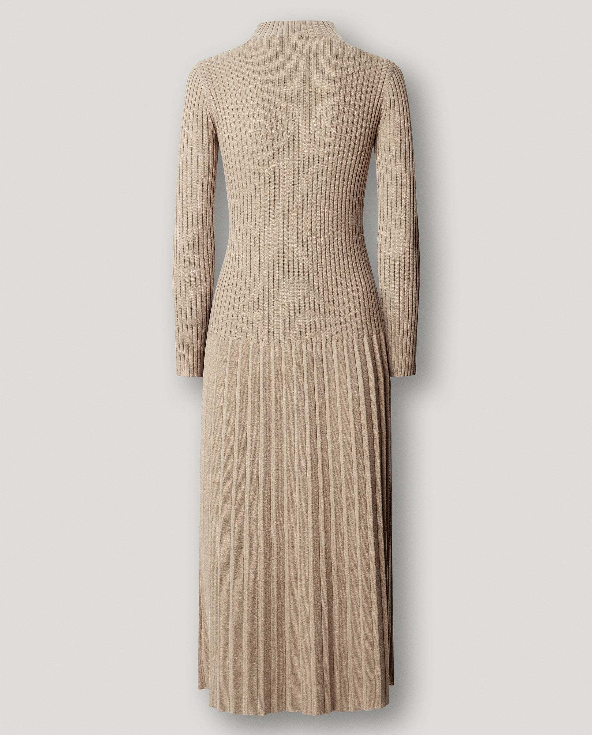 Vestido de mujer largo canalé - Pepe Jeans - Natural Natural-6