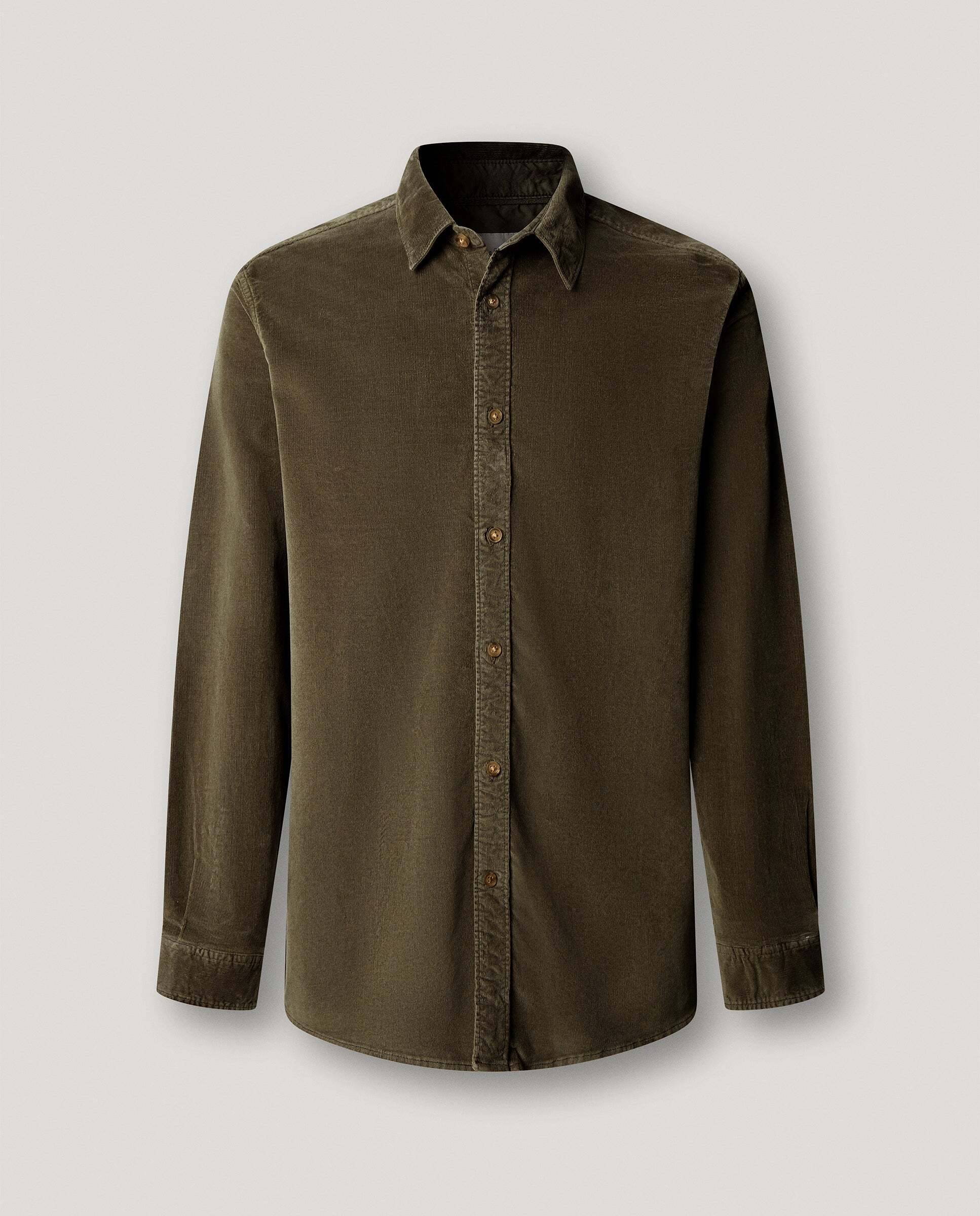 Camisa de hombre pana fit regular - Pepe Jeans - Verde Oliva Verde Oliva-6