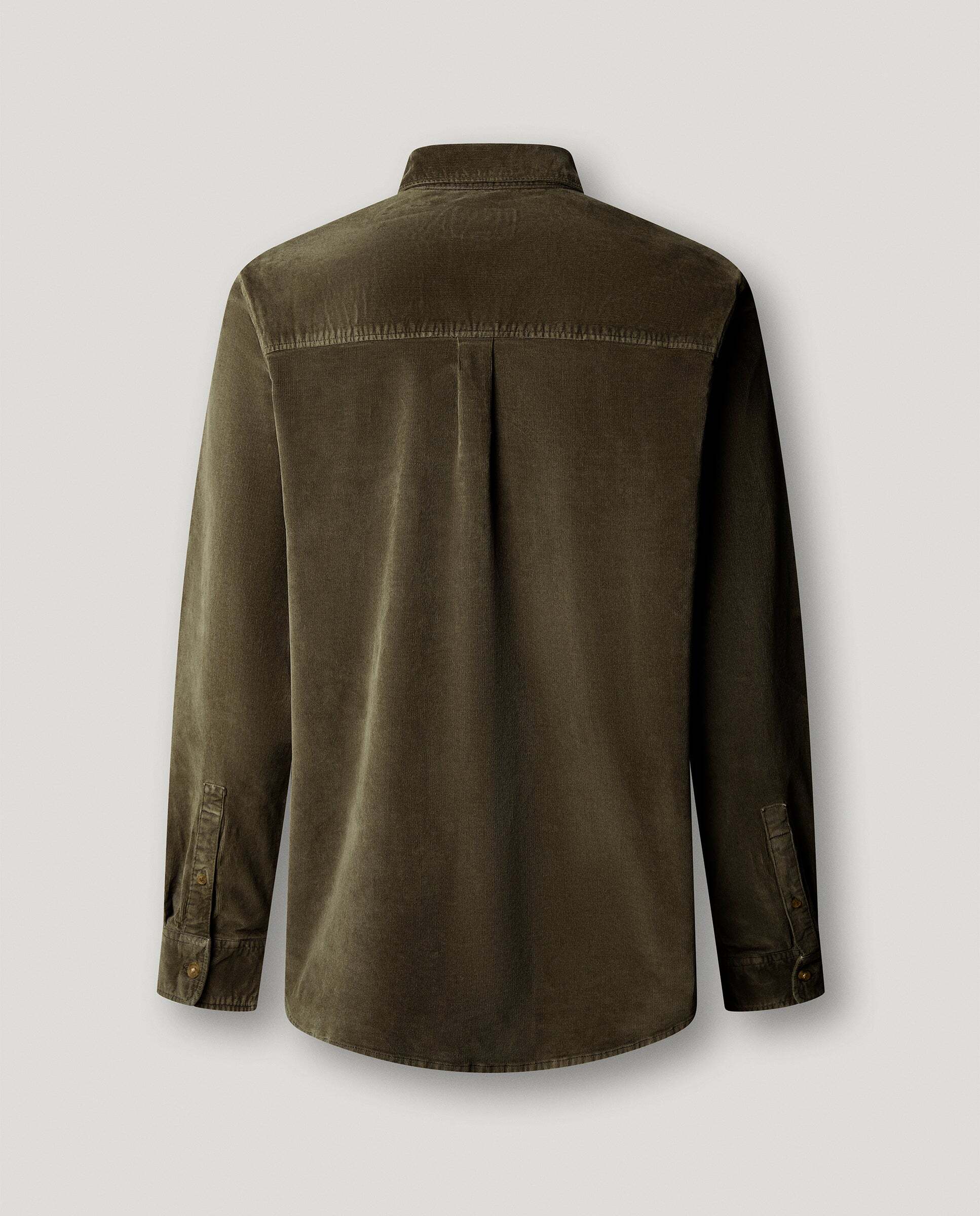 Camisa de hombre pana fit regular - Pepe Jeans - Verde Oliva Verde Oliva-4