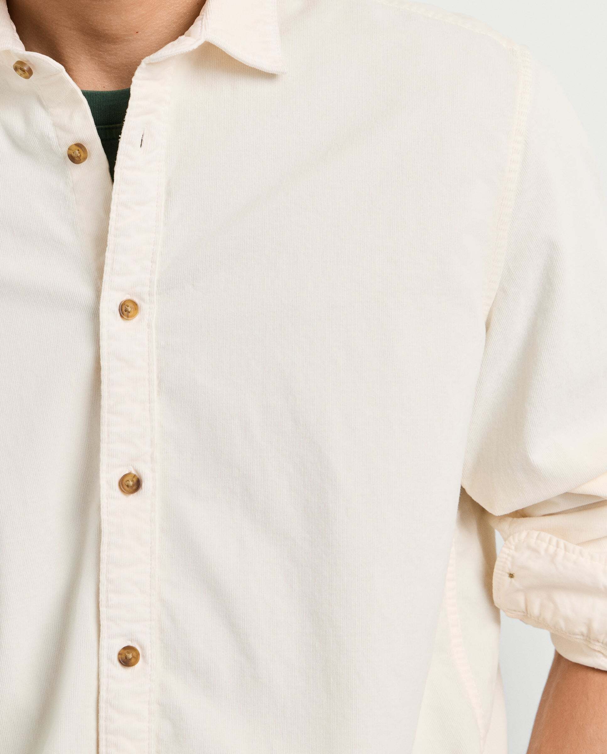 Camisa de hombre pana fit regular - Pepe Jeans - Blanco Blanco-4