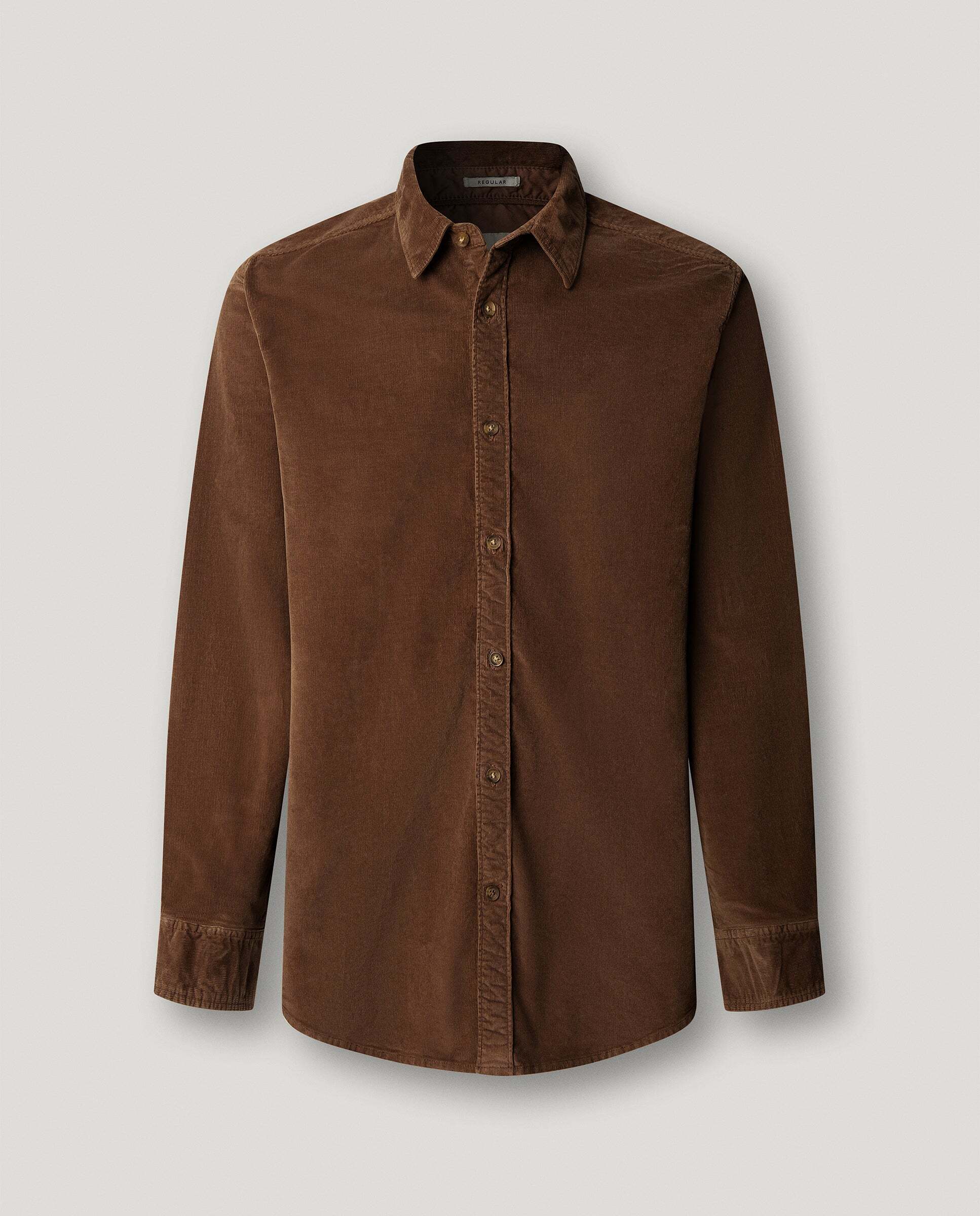 Camisa de hombre pana fit regular - Pepe Jeans - Marrón Marrón-6