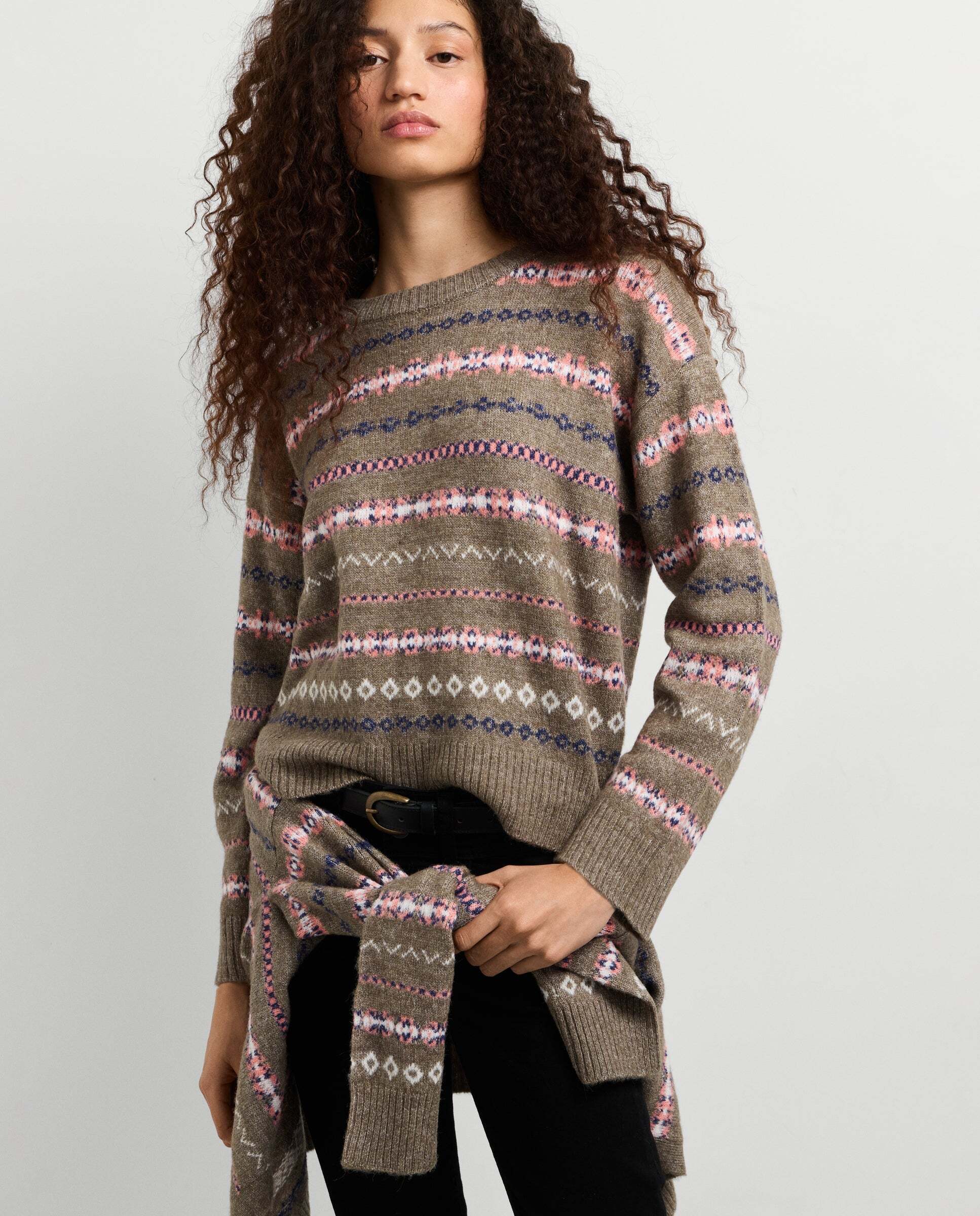 Jersey de mujer punto cuello redondo - Pepe Jeans - Verde Verde-1
