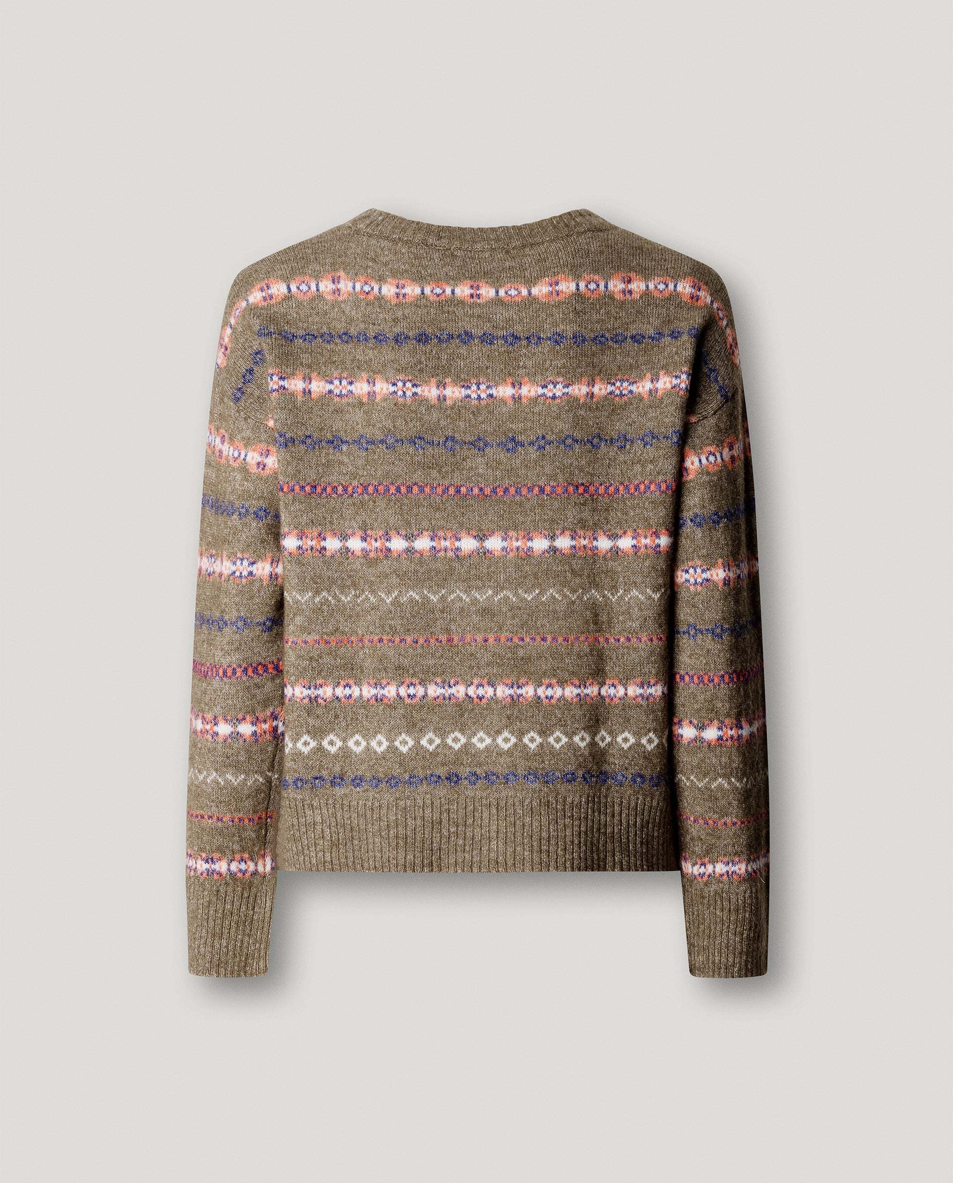 Jersey de mujer punto cuello redondo - Pepe Jeans - Verde Verde-5