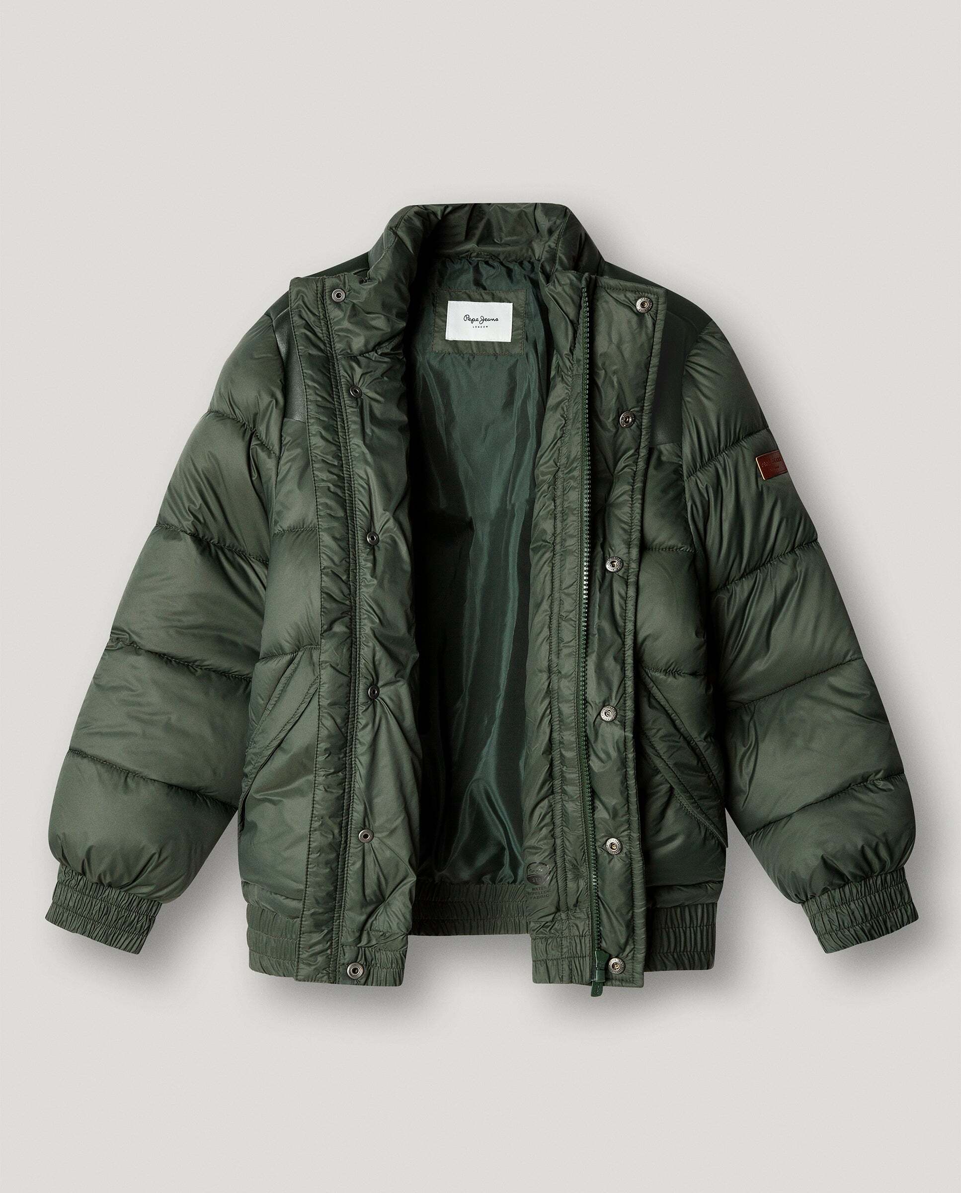 Plumífero de niño acolchado impermeable - Pepe Jeans - Verde Verde-2