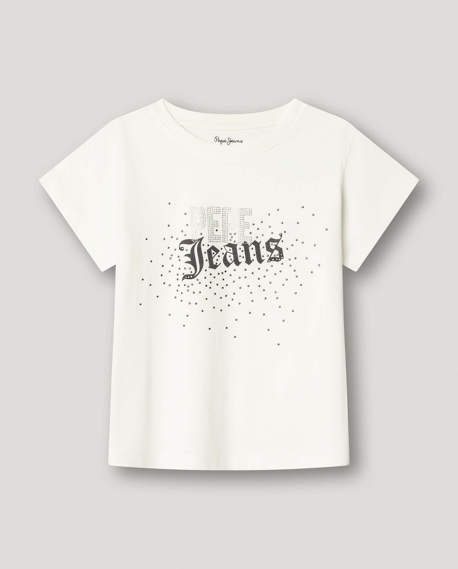 Camiseta de niña estampada fit relaxed - Pepe Jeans - Blanco Blanco-1