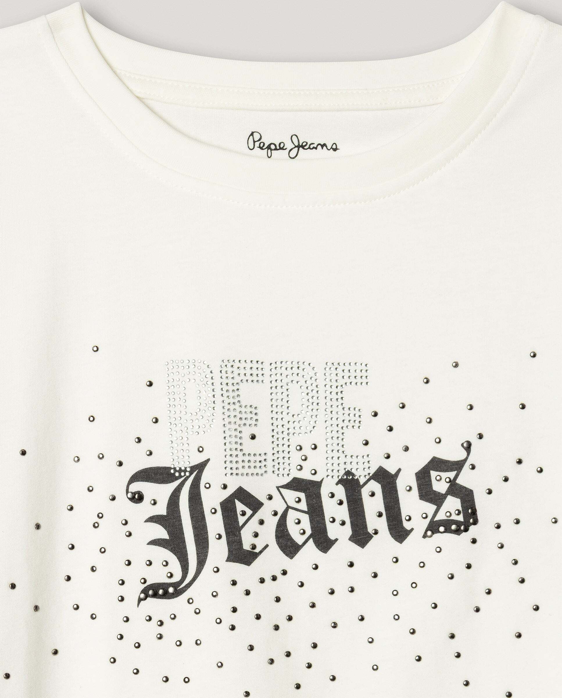 Camiseta de niña estampada fit relaxed - Pepe Jeans - Blanco Blanco-3