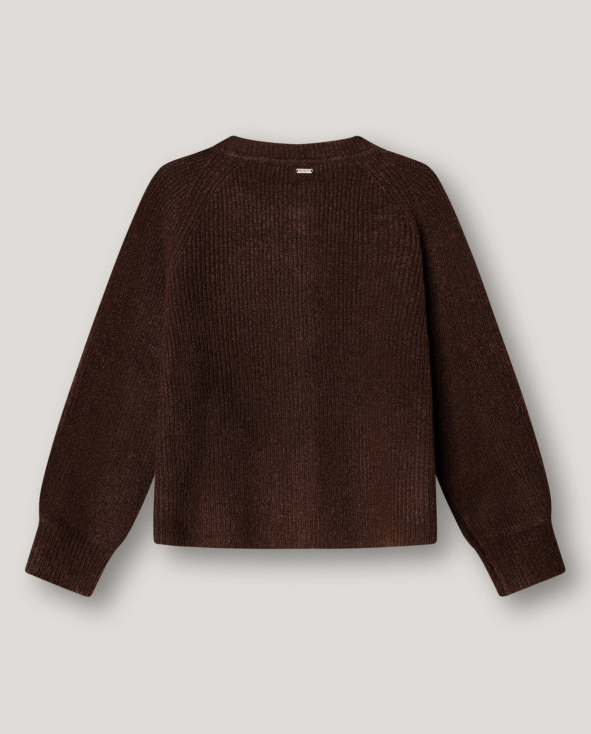 Cárdigan de punto Maria de niña - Pepe Jeans - Marrón Marrón-3
