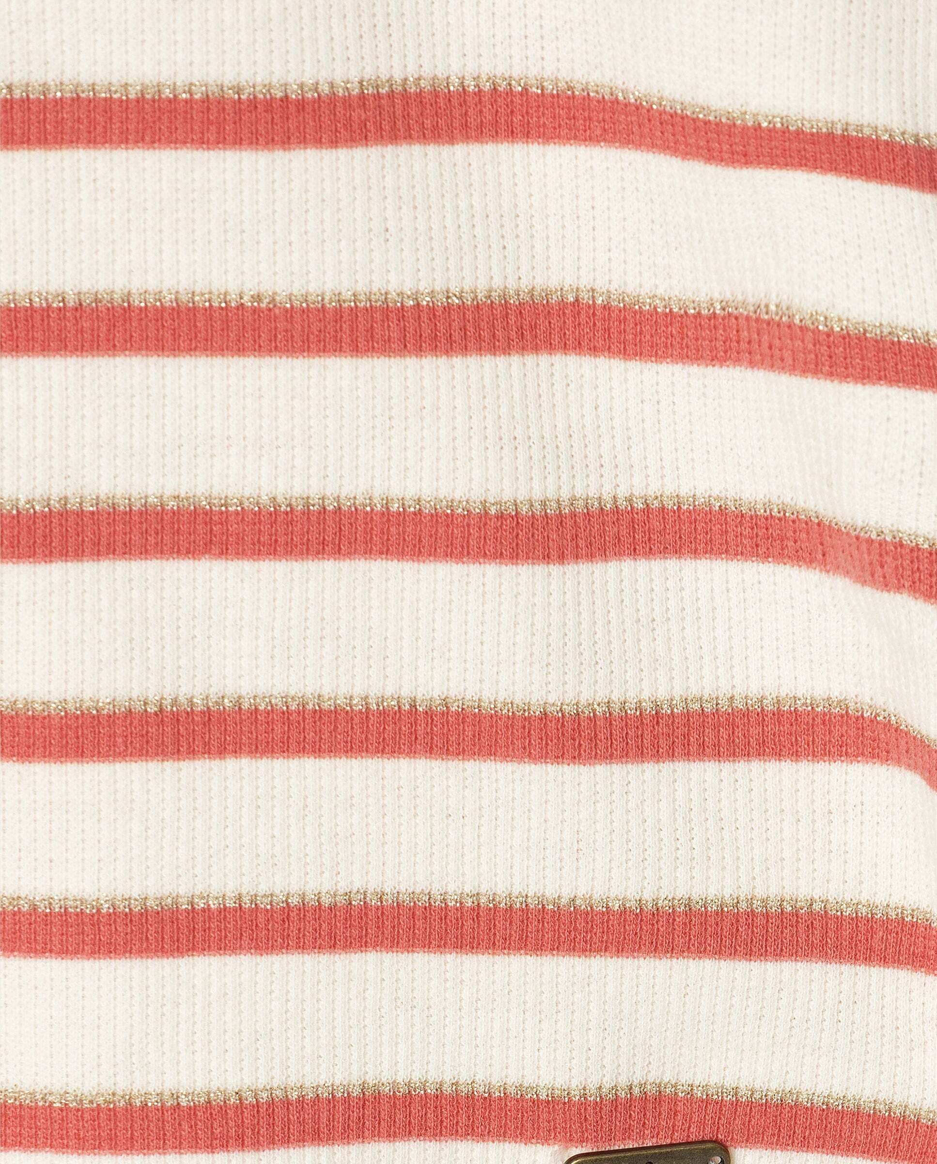 Camiseta de niña manga larga de rayas - Pepe Jeans - Blanco Blanco-4