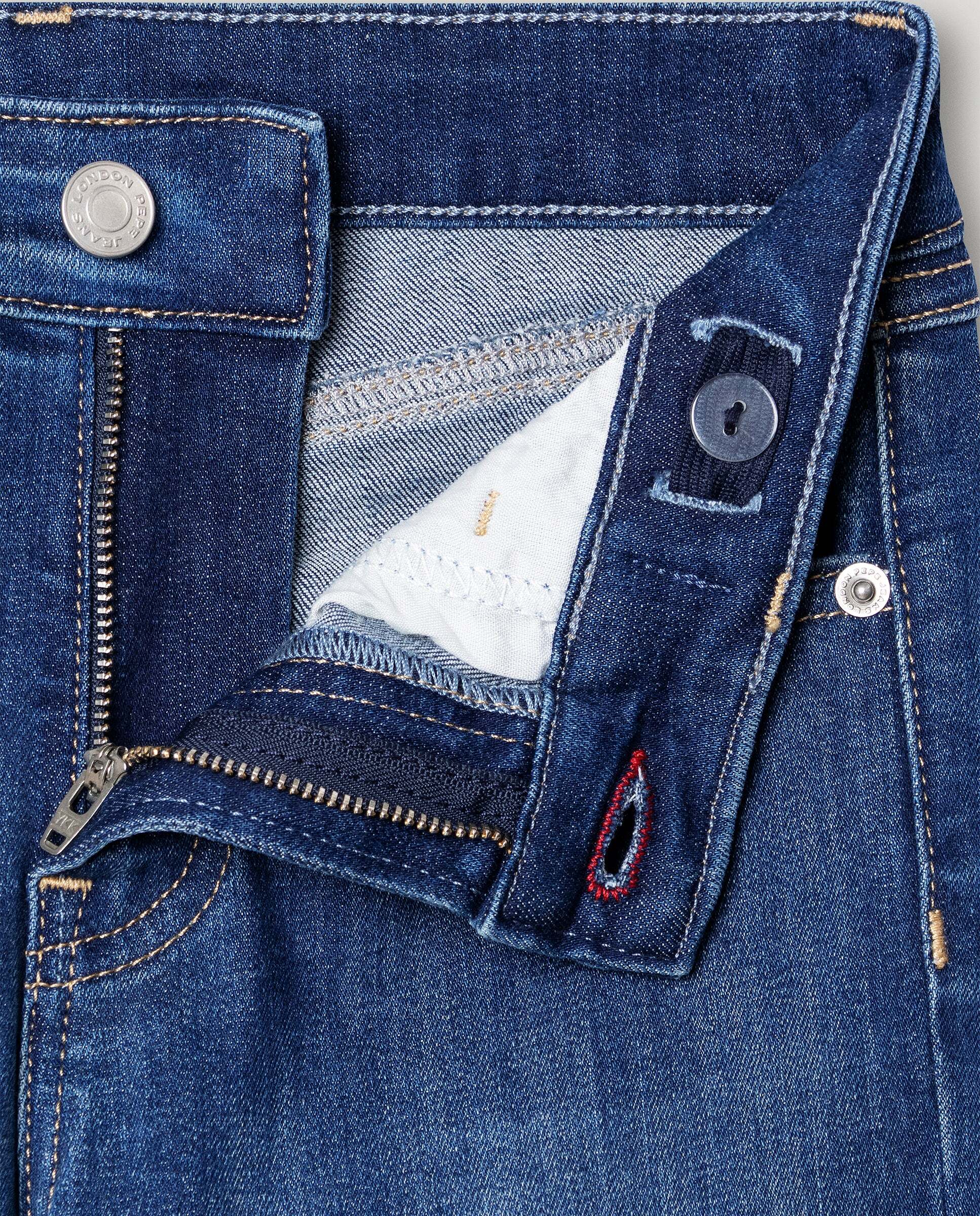 Imagen 3 de Vaquero de niña fit slim tiro alto - Pepe Jeans - Tejano Tejano