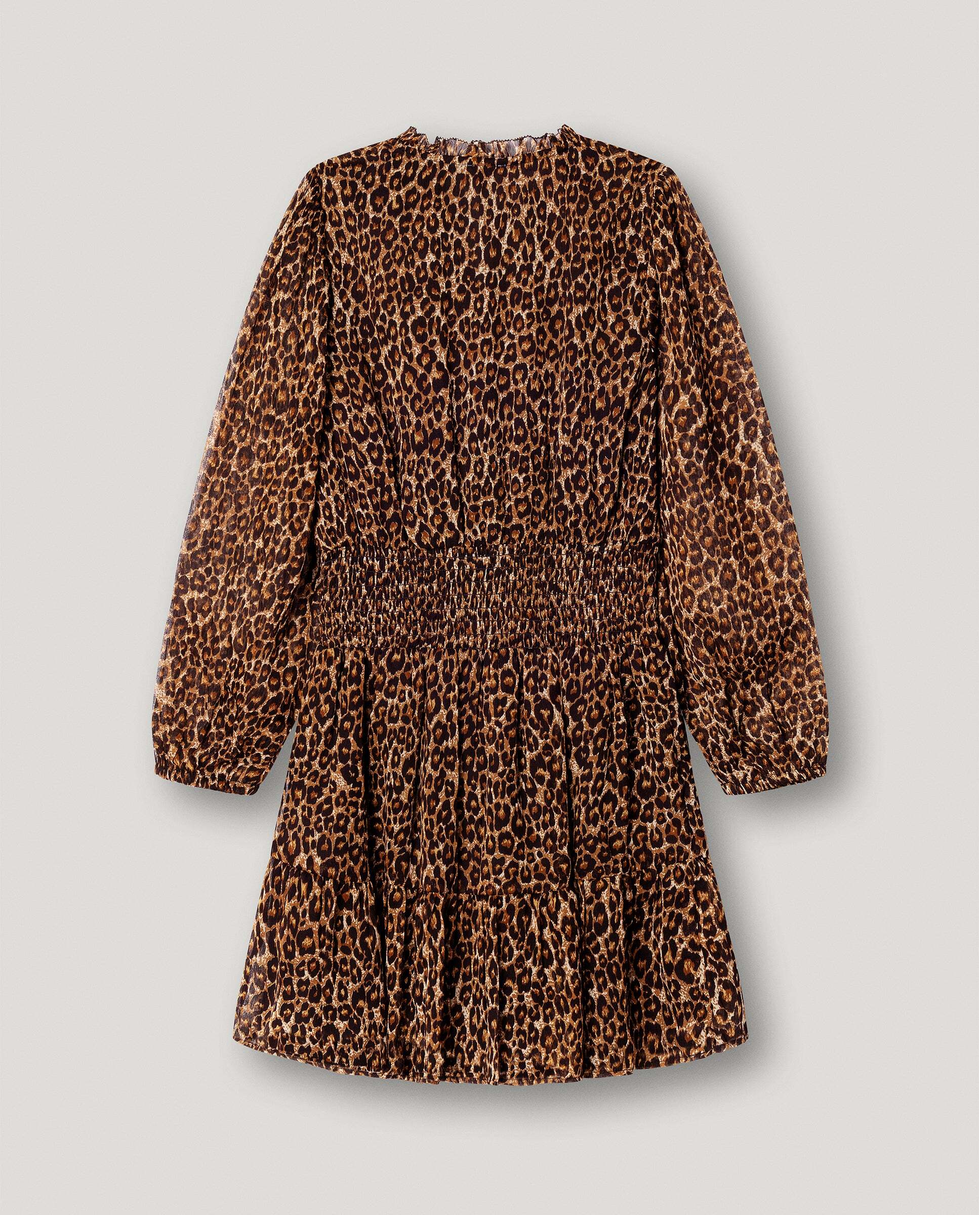 Imagen 3 de Vestido de niña corto estampado animal print - Pepe Jeans - Beige Beige
