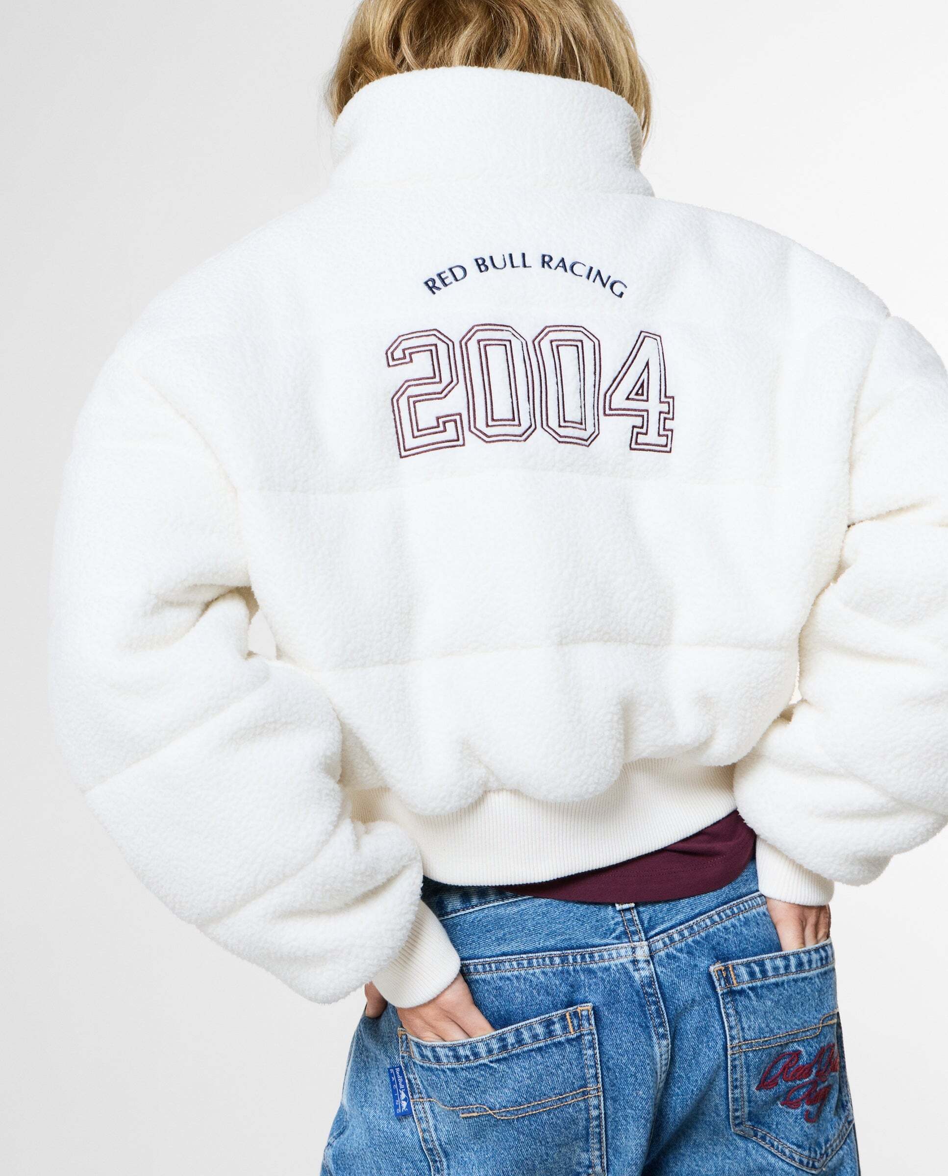 Plumífero de mujer acolchado de felpa red bull racing - Pepe Jeans - Blanco Blanco-3