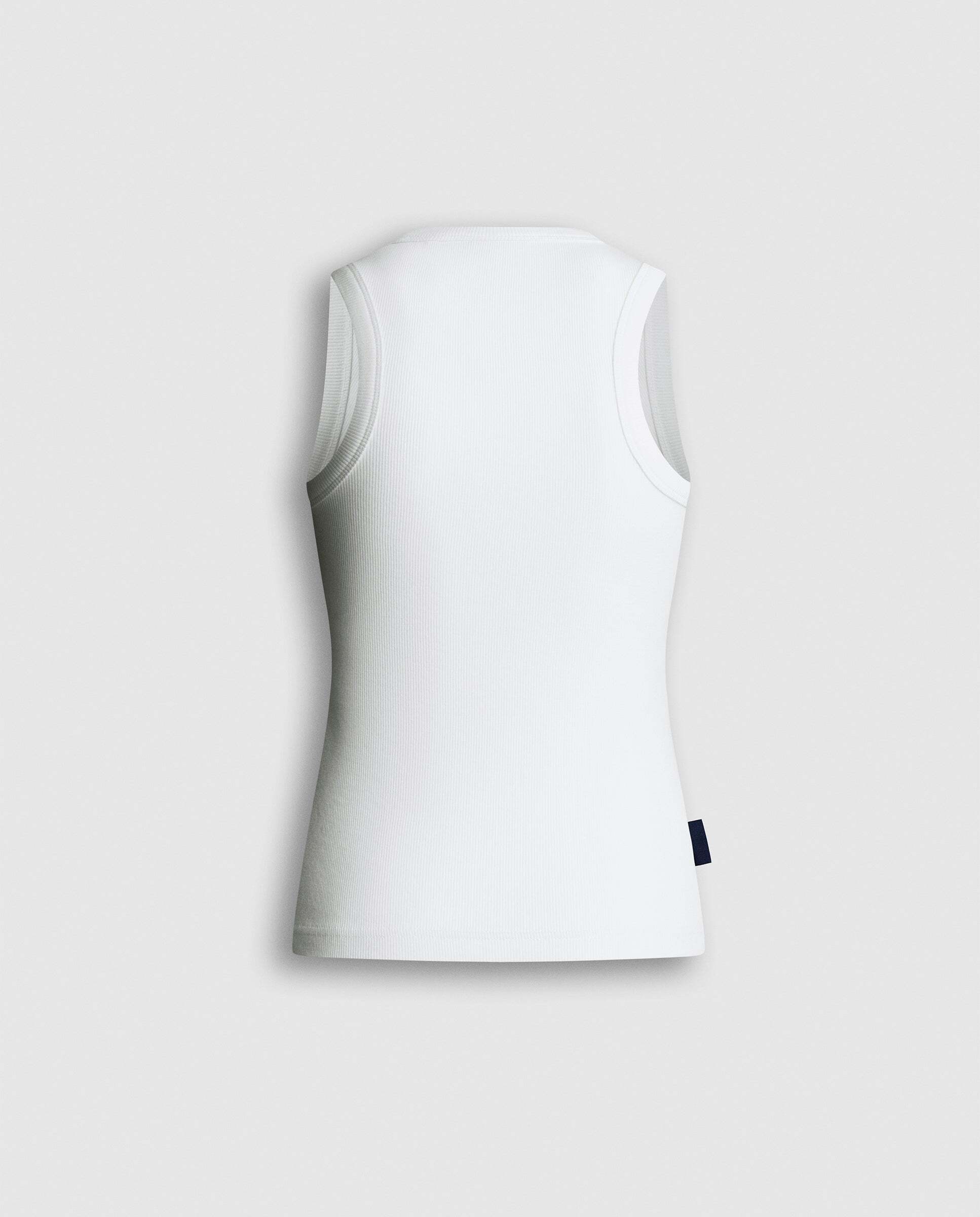 Top de mujer canalé sin mangas red bull racing - Pepe Jeans - Blanco Blanco-5