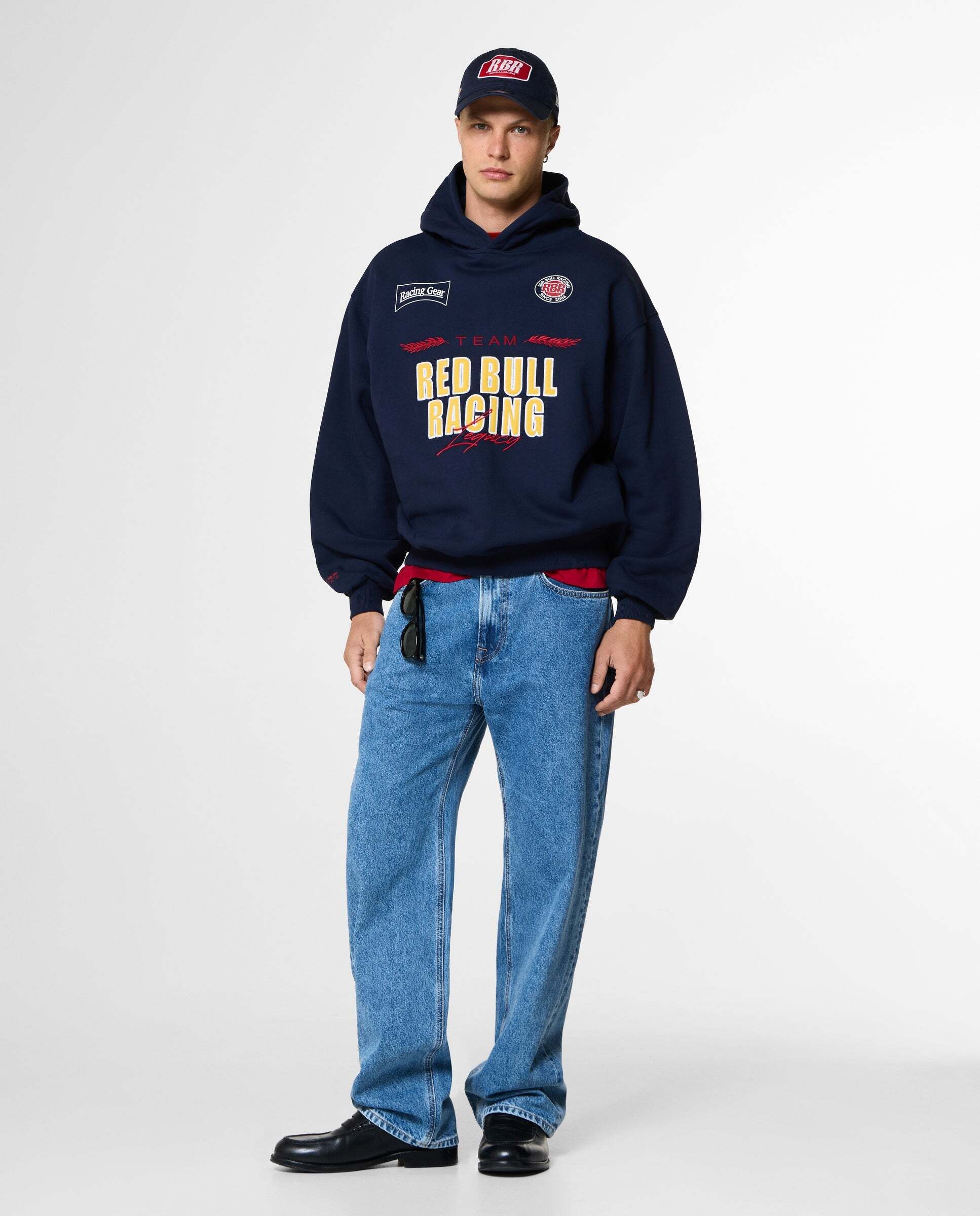 Sudadera de hombre capucha fit loose red bull racing - Pepe Jeans - Azul Azul-2