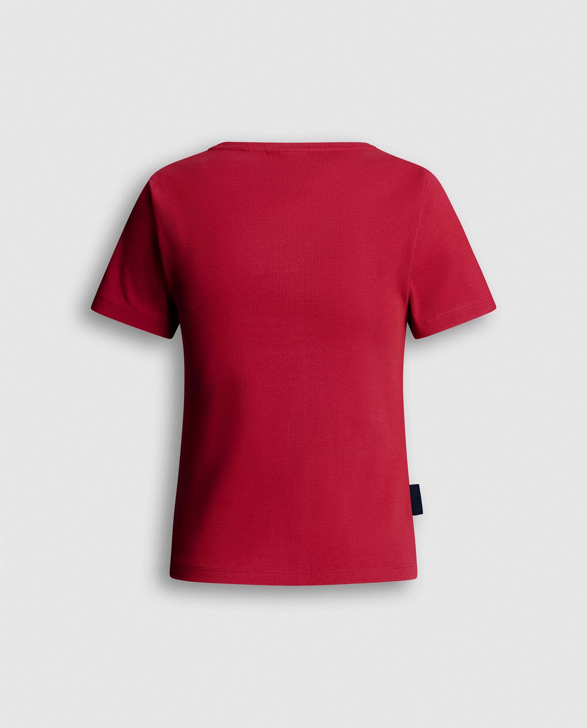 Camiseta de mujer canalé logo bordado red bull racing - Pepe Jeans - Rojo Rojo-5