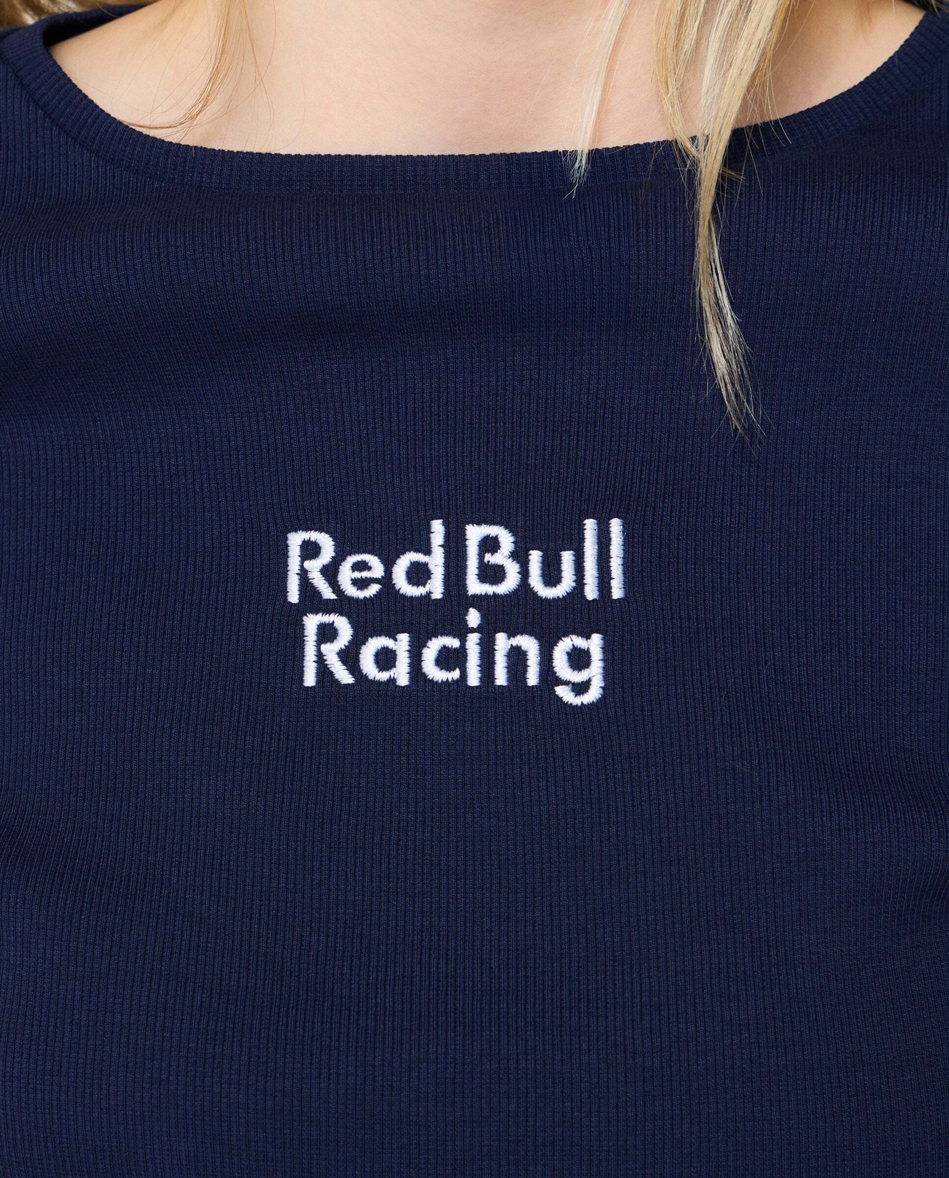 Camiseta de mujer canalé logo bordado red bull racing - Pepe Jeans - Azul Azul-4