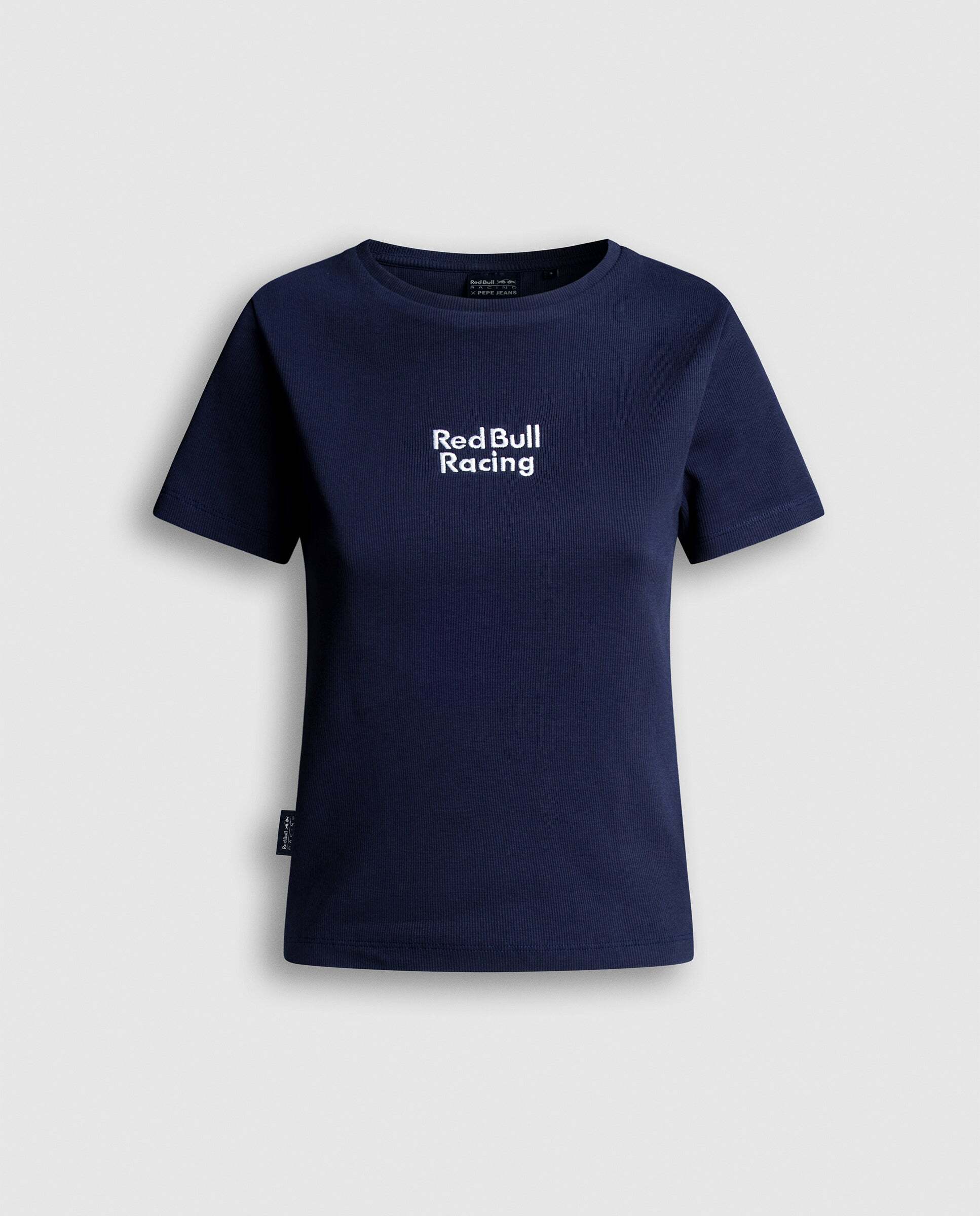 Camiseta de mujer canalé logo bordado red bull racing - Pepe Jeans - Azul Azul-6