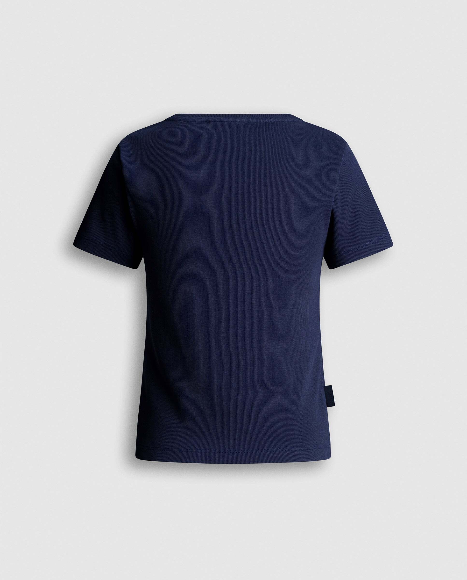 Camiseta de mujer canalé logo bordado red bull racing - Pepe Jeans - Azul Azul-5