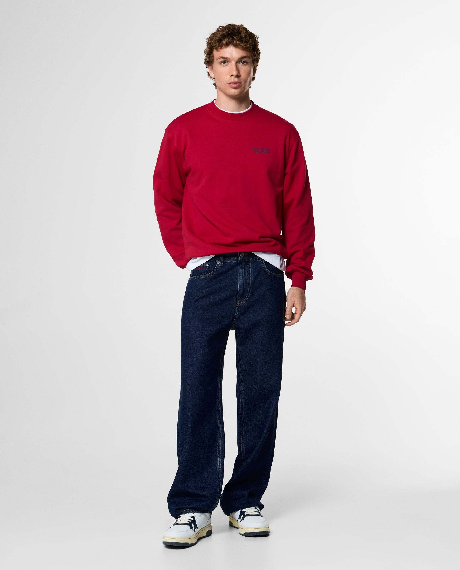 Sudadera de hombre cuello redondo fit relaxed red bull racing - Pepe Jeans - Rojo Rojo-2