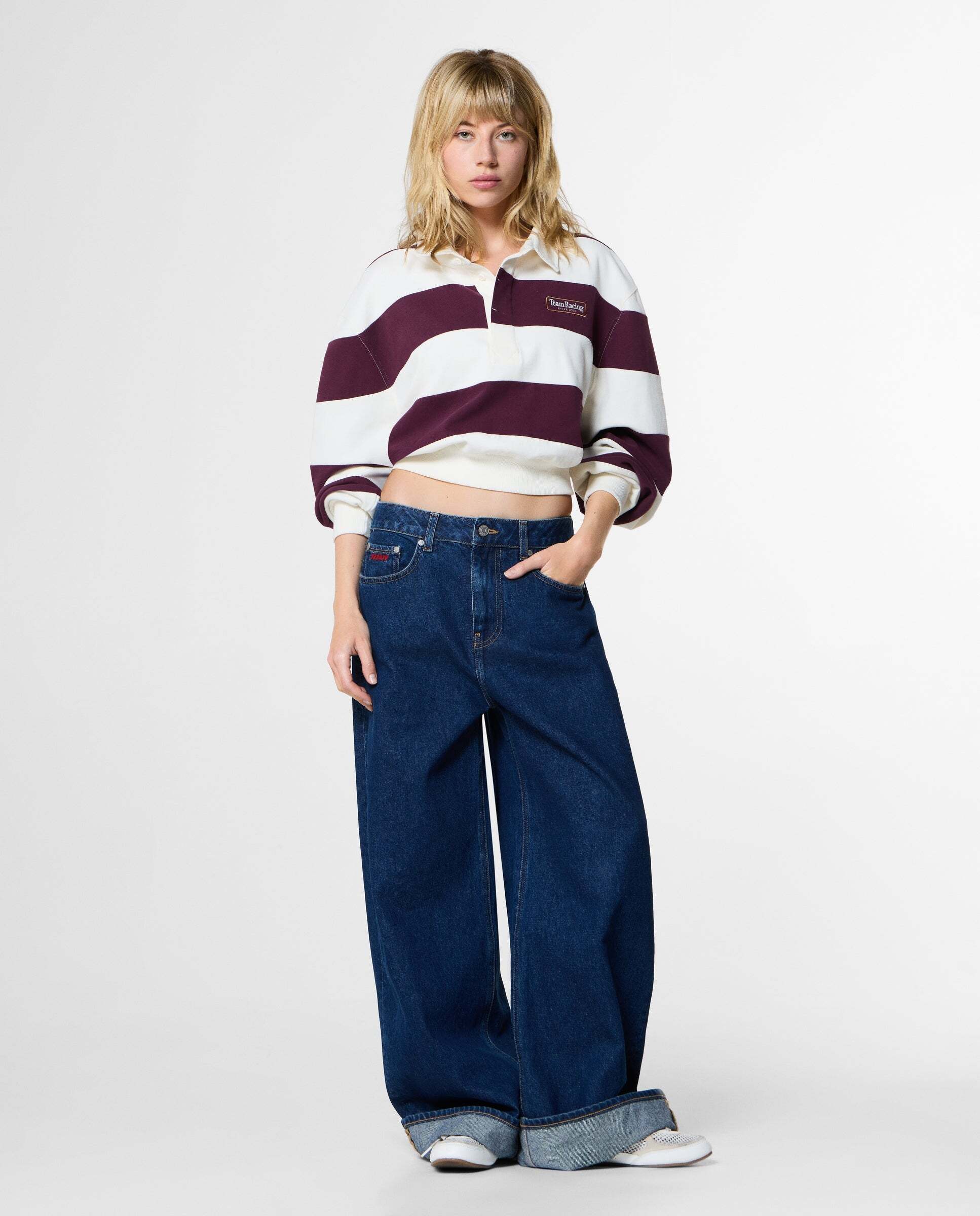 Polo de mujer rugby manga larga rayas red bull racing - Pepe Jeans - Rojo Rojo-2