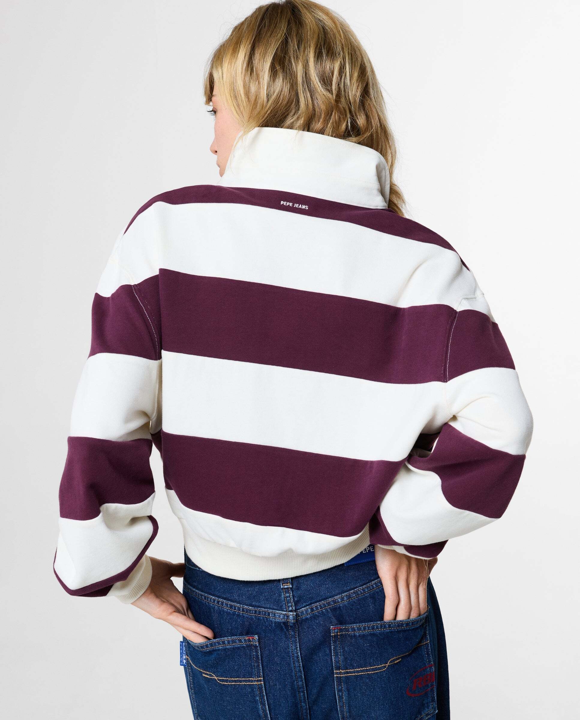 Polo de mujer rugby manga larga rayas red bull racing - Pepe Jeans - Rojo Rojo-3
