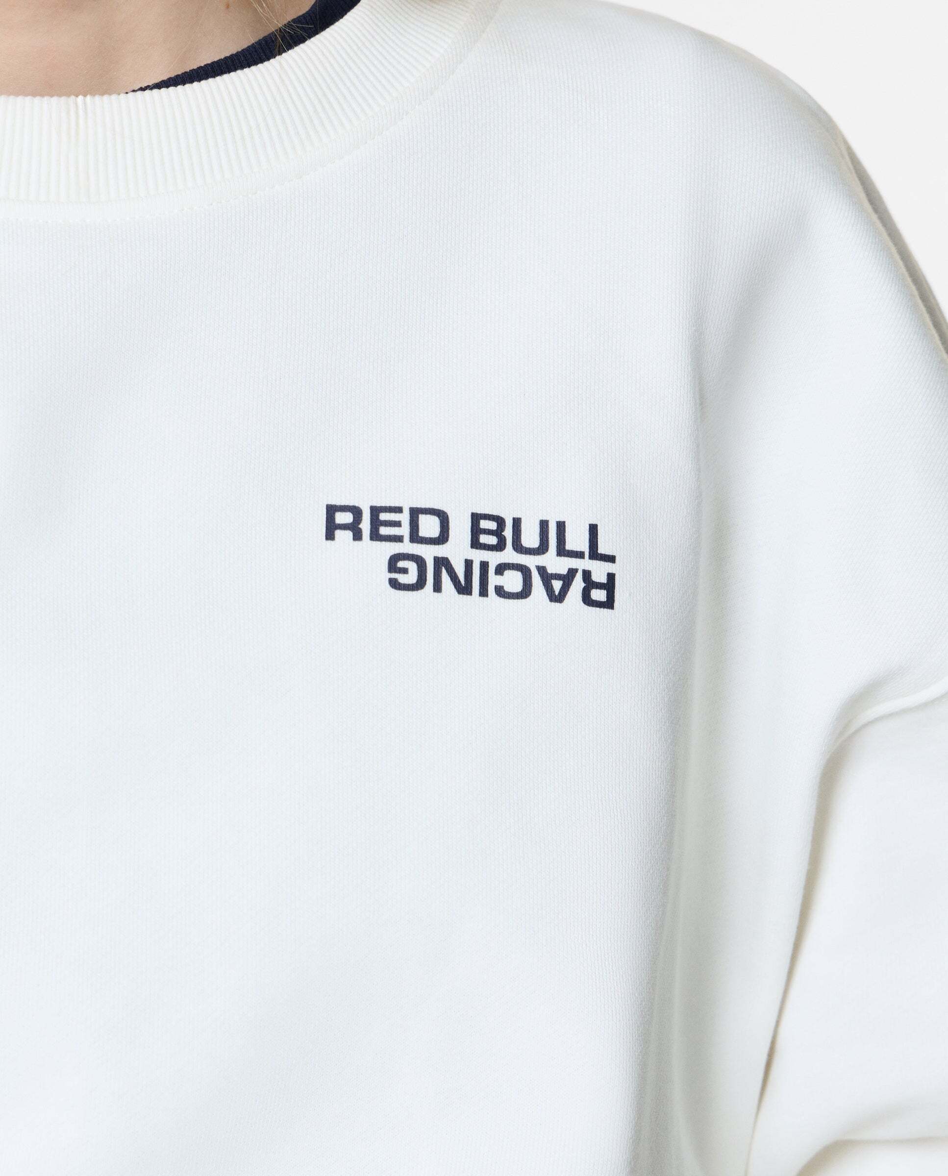 Sudadera de mujer cuello redondo fit loose red bull racing - Pepe Jeans - Blanco Blanco-5