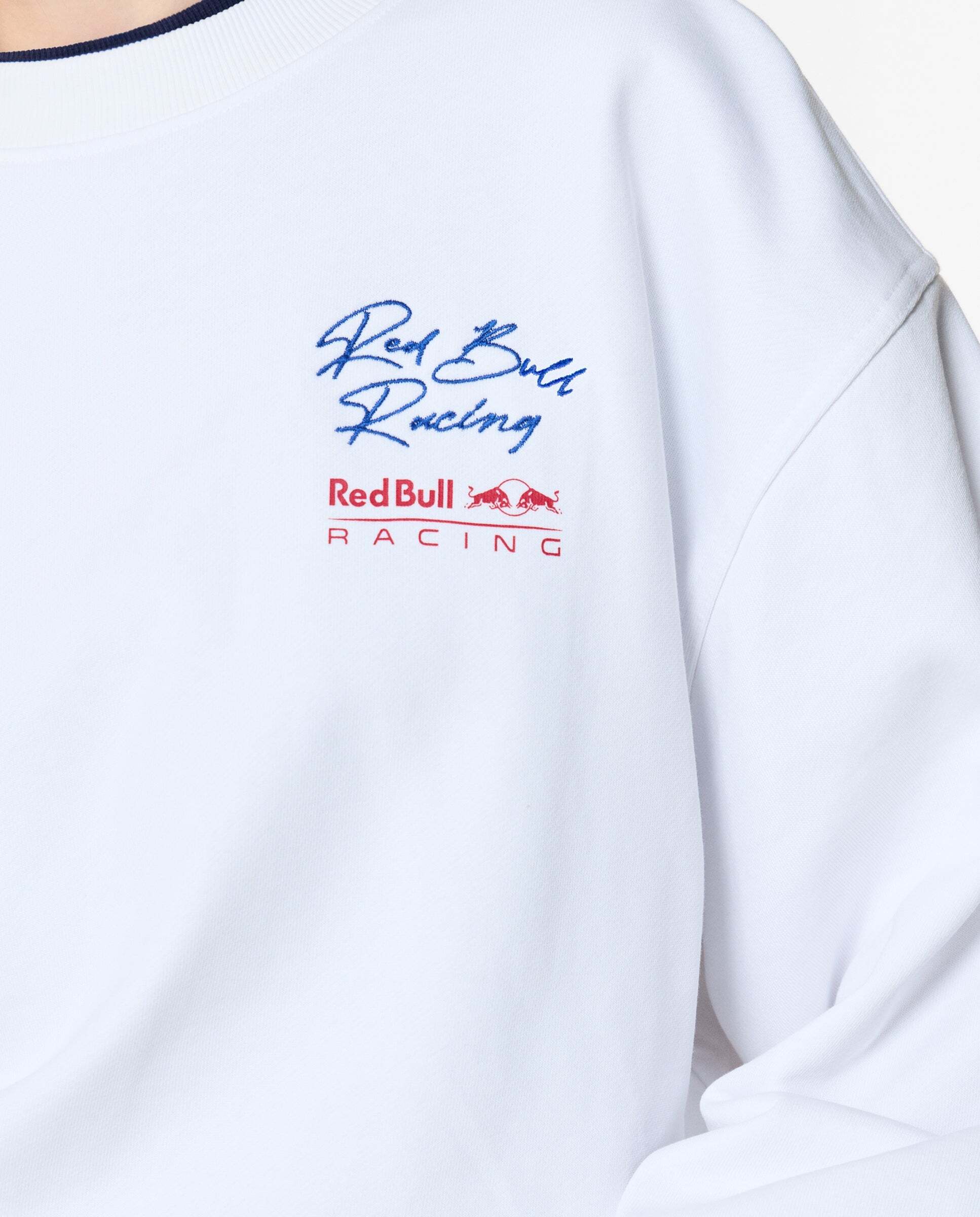 Sudadera de mujer cuello redondo fit loose red bull racing - Pepe Jeans - Blanco Blanco-4