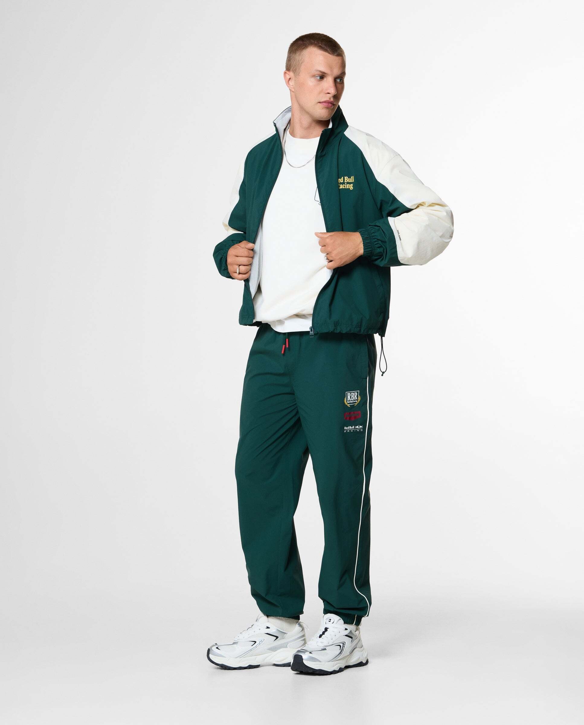 Pantalón de hombre jogger logo estampado red bull racing - Pepe Jeans - Verde oscuro Verde oscuro-2