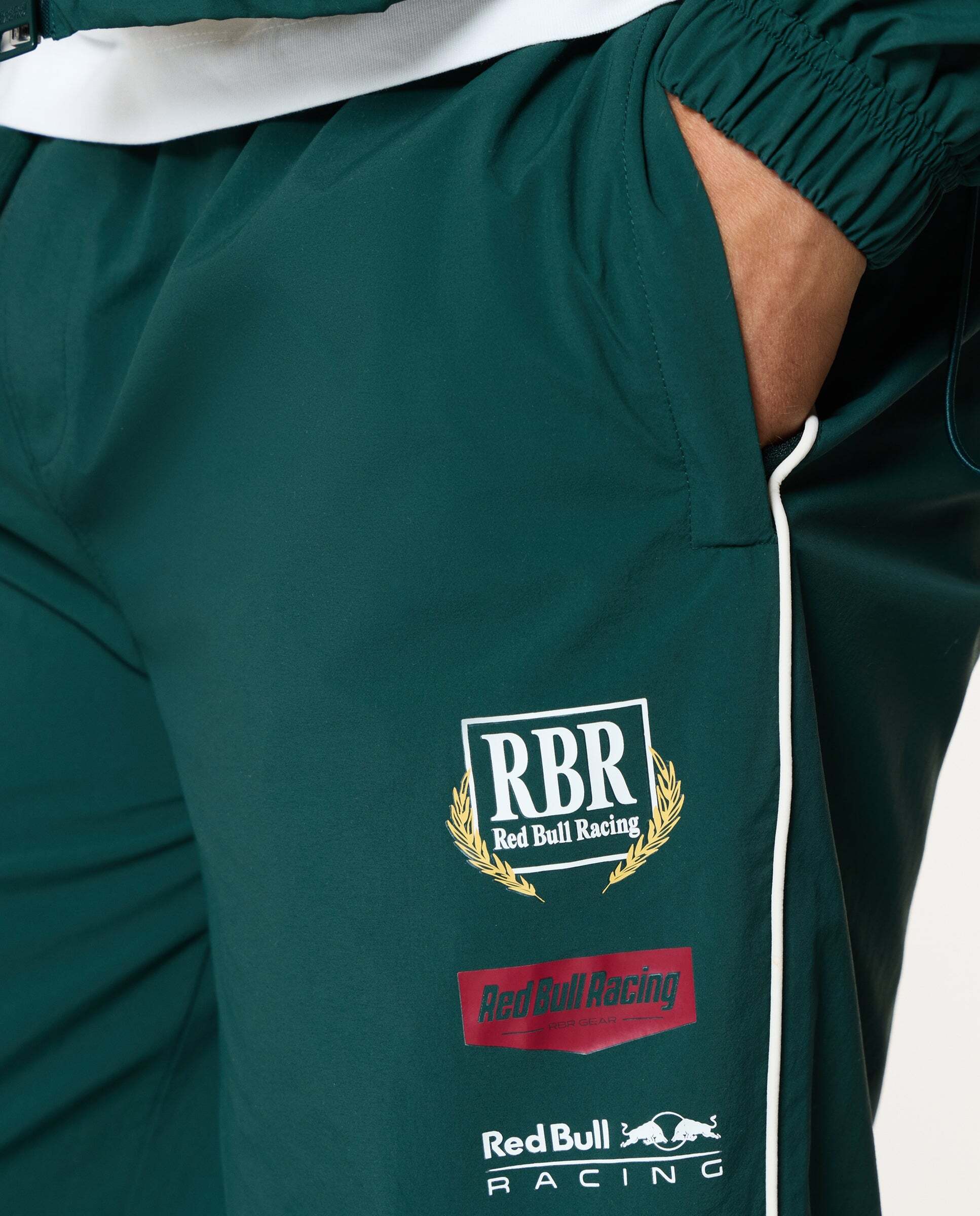 Pantalón de hombre jogger logo estampado red bull racing - Pepe Jeans - Verde oscuro Verde oscuro-4