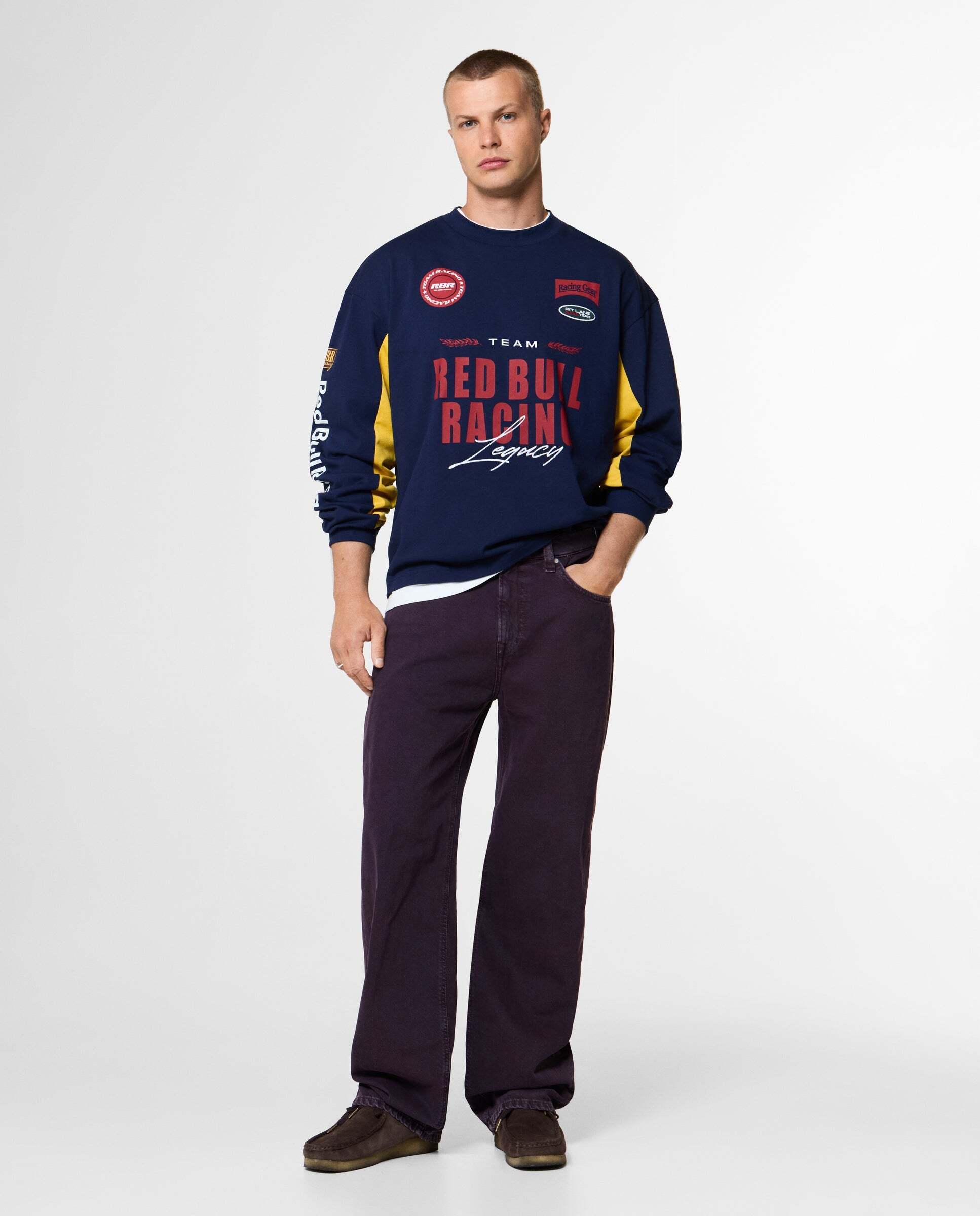 Camiseta de hombre manga larga fit loose red bull racing - Pepe Jeans - Azul Azul-2