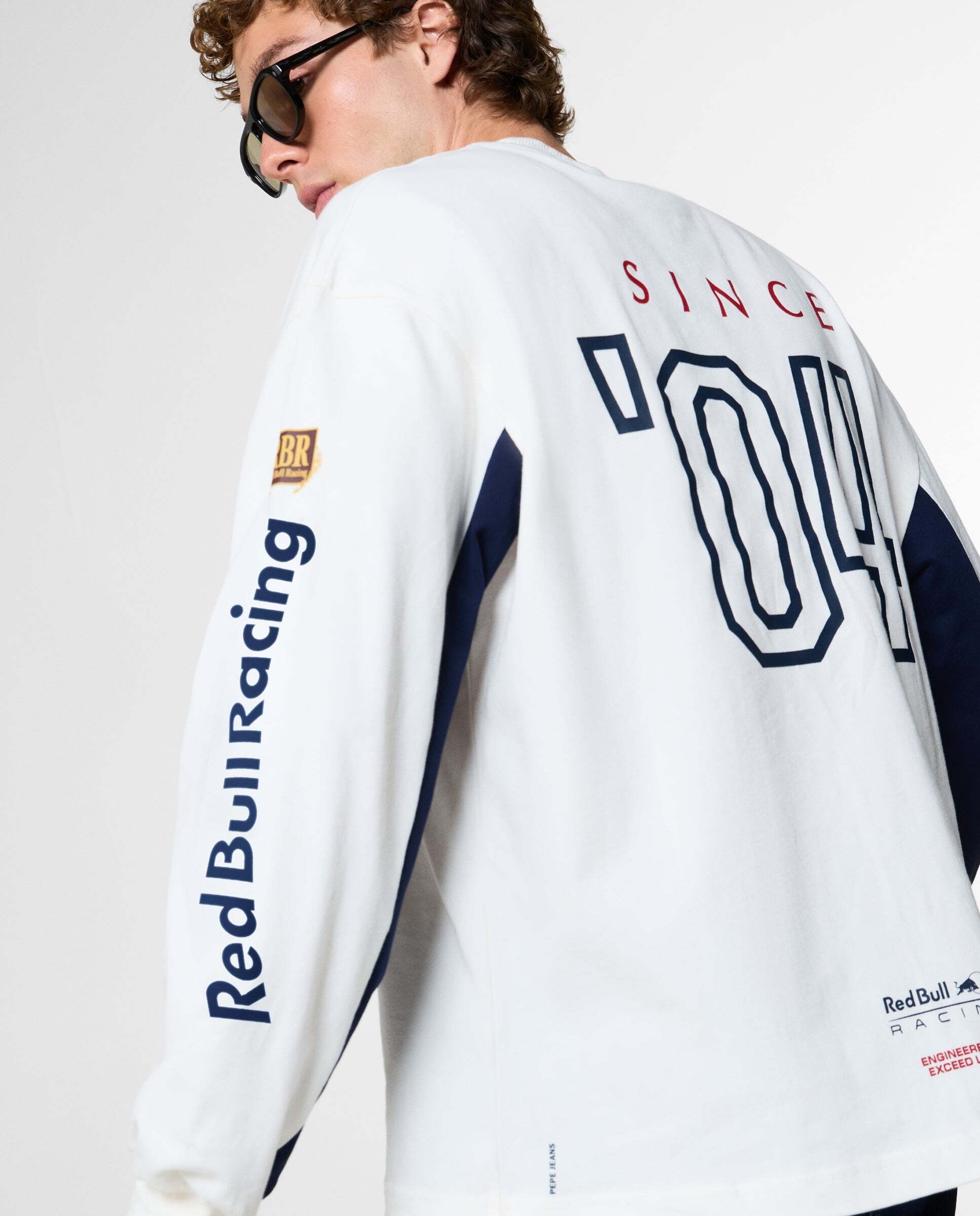 Camiseta de hombre manga larga fit loose red bull racing - Pepe Jeans - Blanco Blanco-3
